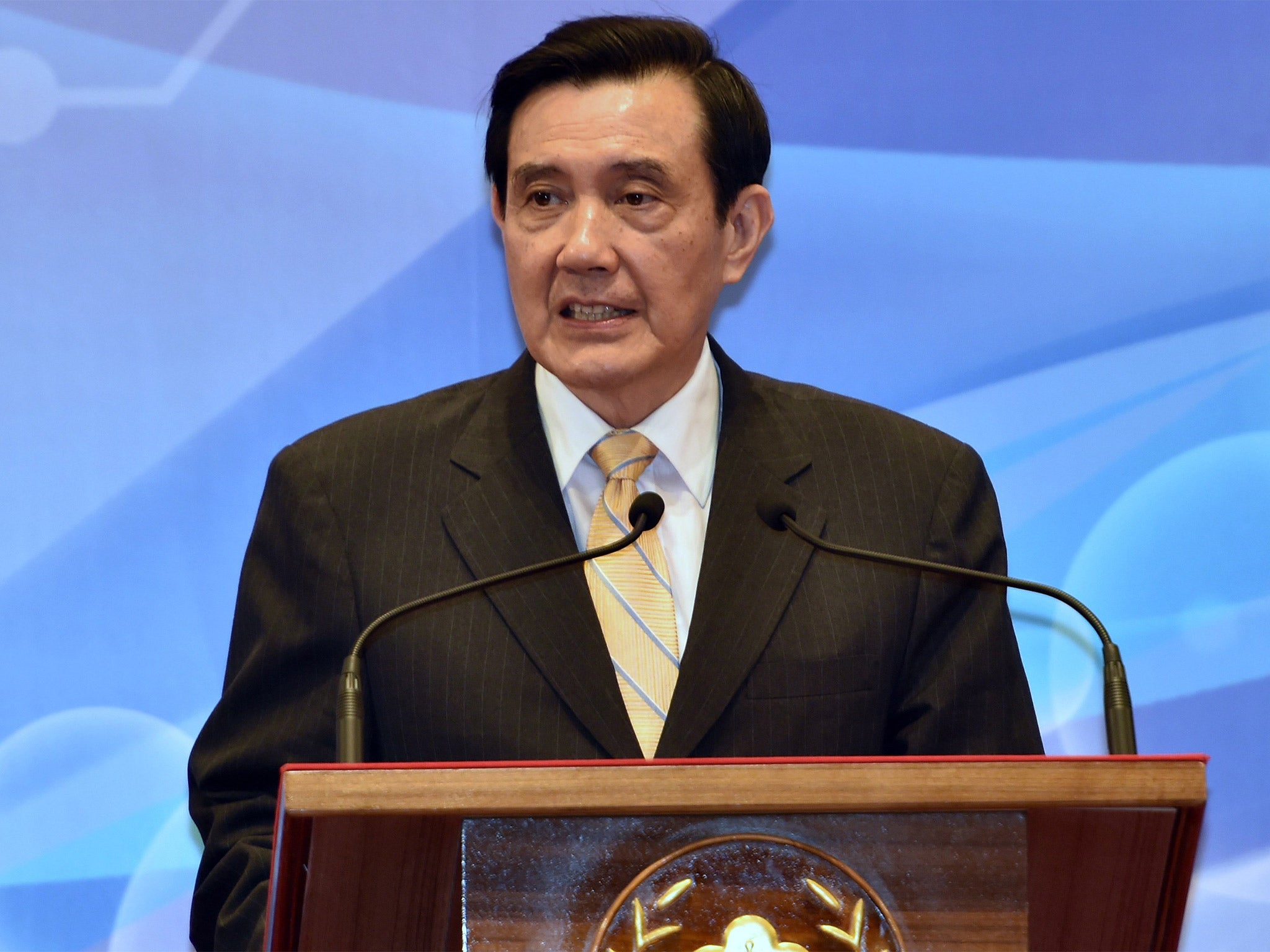 &#13;
Taiwan’s President Ma Ying-jeou said he would aim to ‘maintain the status quo’ (Getty)&#13;