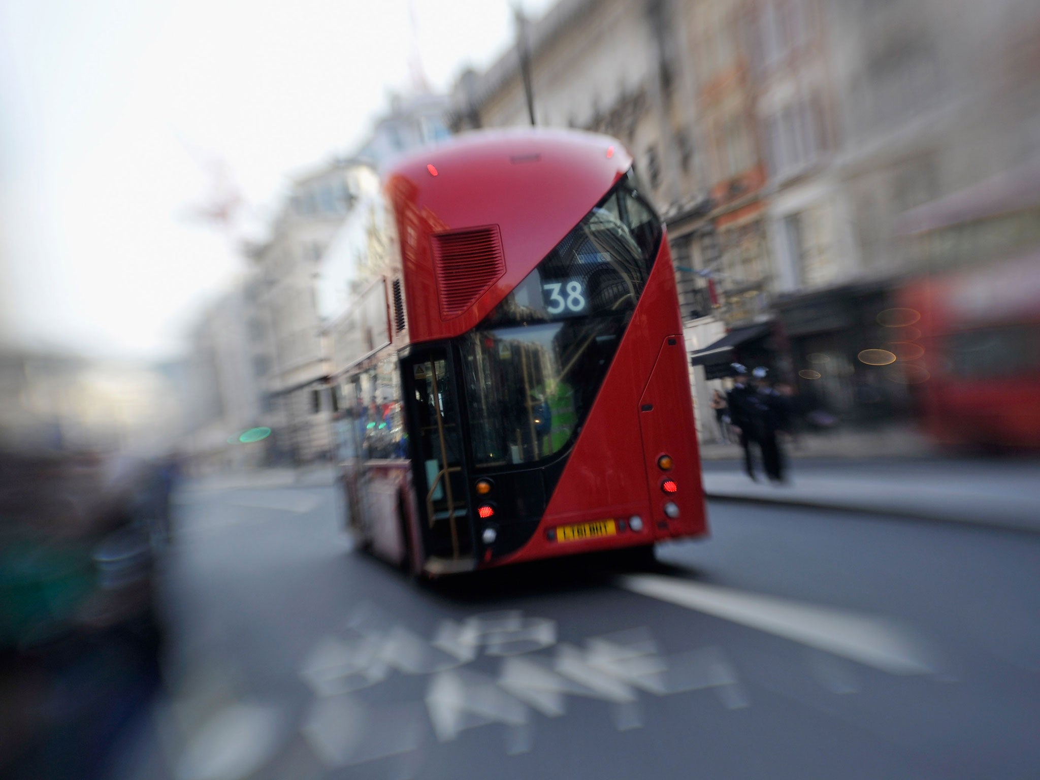 The re-styled Routemaster: John Betjeman would have loved its moquette upholstery (Getty)