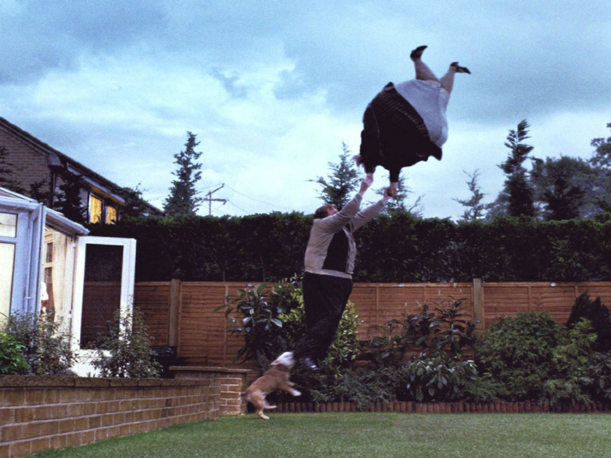 Muggles Vernon Dursely and Aunt Marge in Harry Potter and the Prisoner of Azkaban