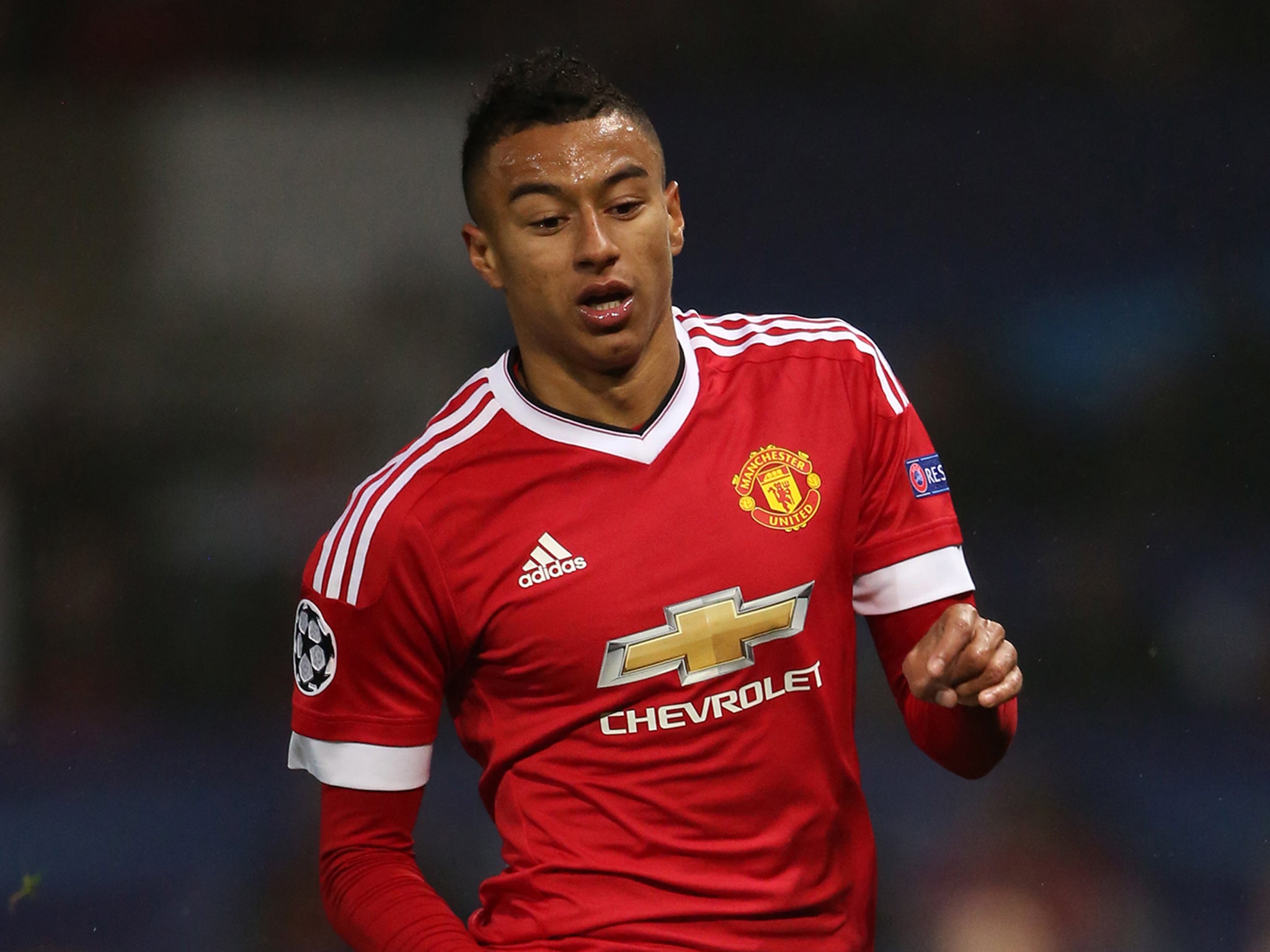 Manchester United youngster Jesse Lingard