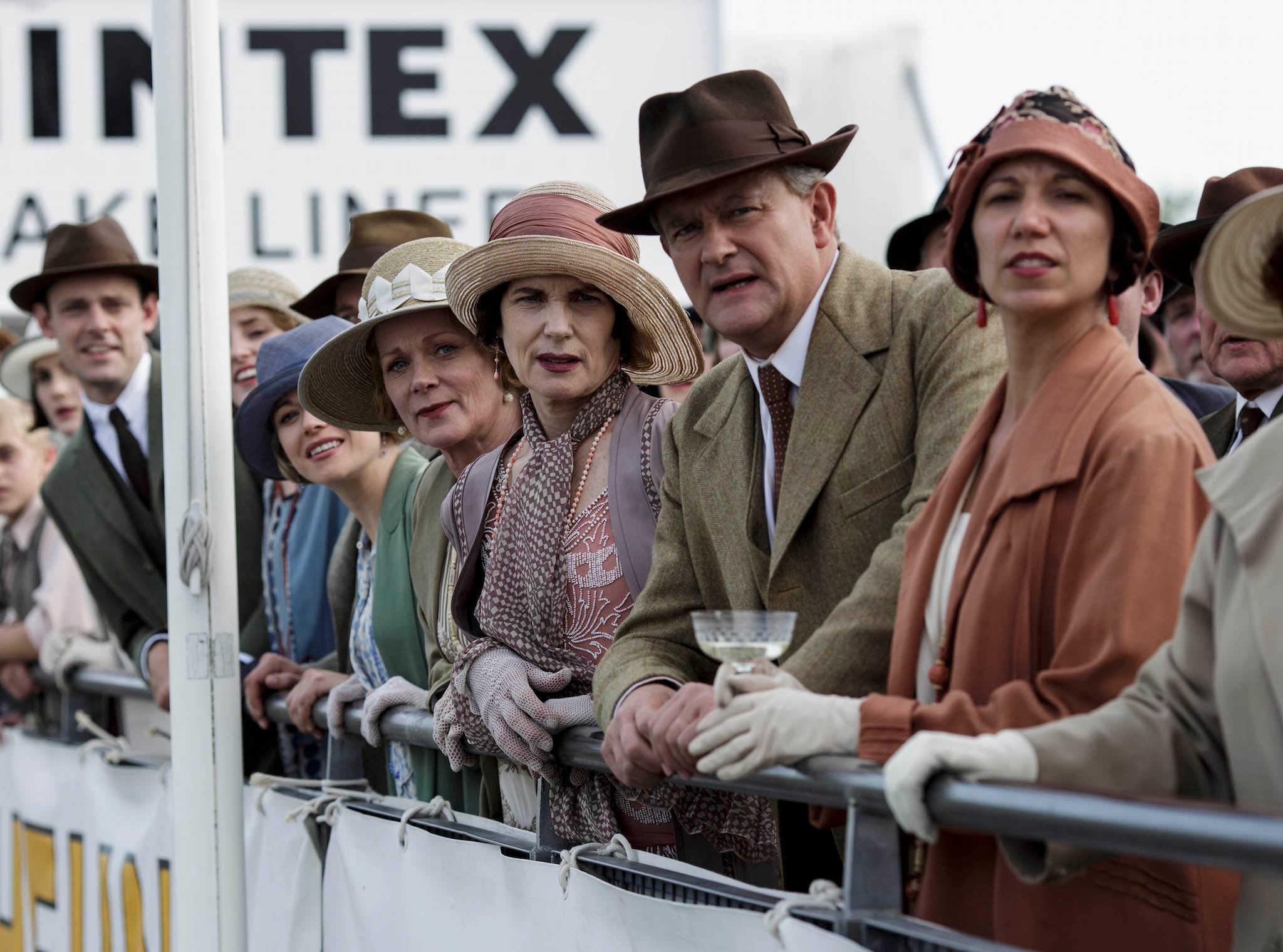 The Granthams enjoy some motor racing in Downton Abbey finale