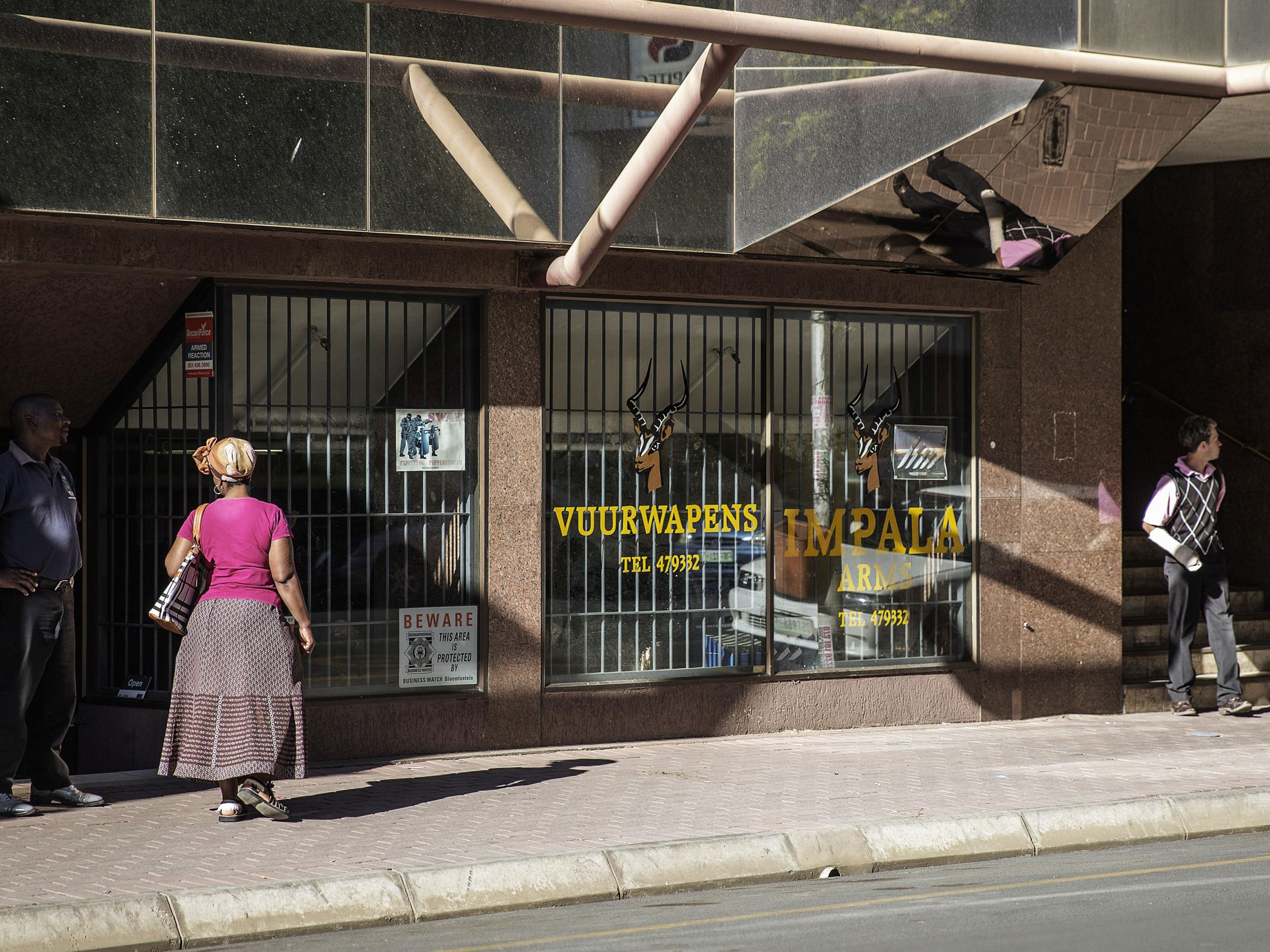 The Impala Arms shop, owned by Danish national Peter Frederiksen