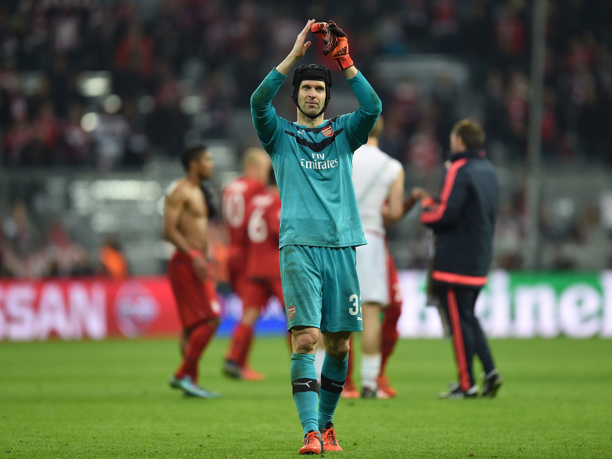 Petr Cech after defeat to Bayern Munich