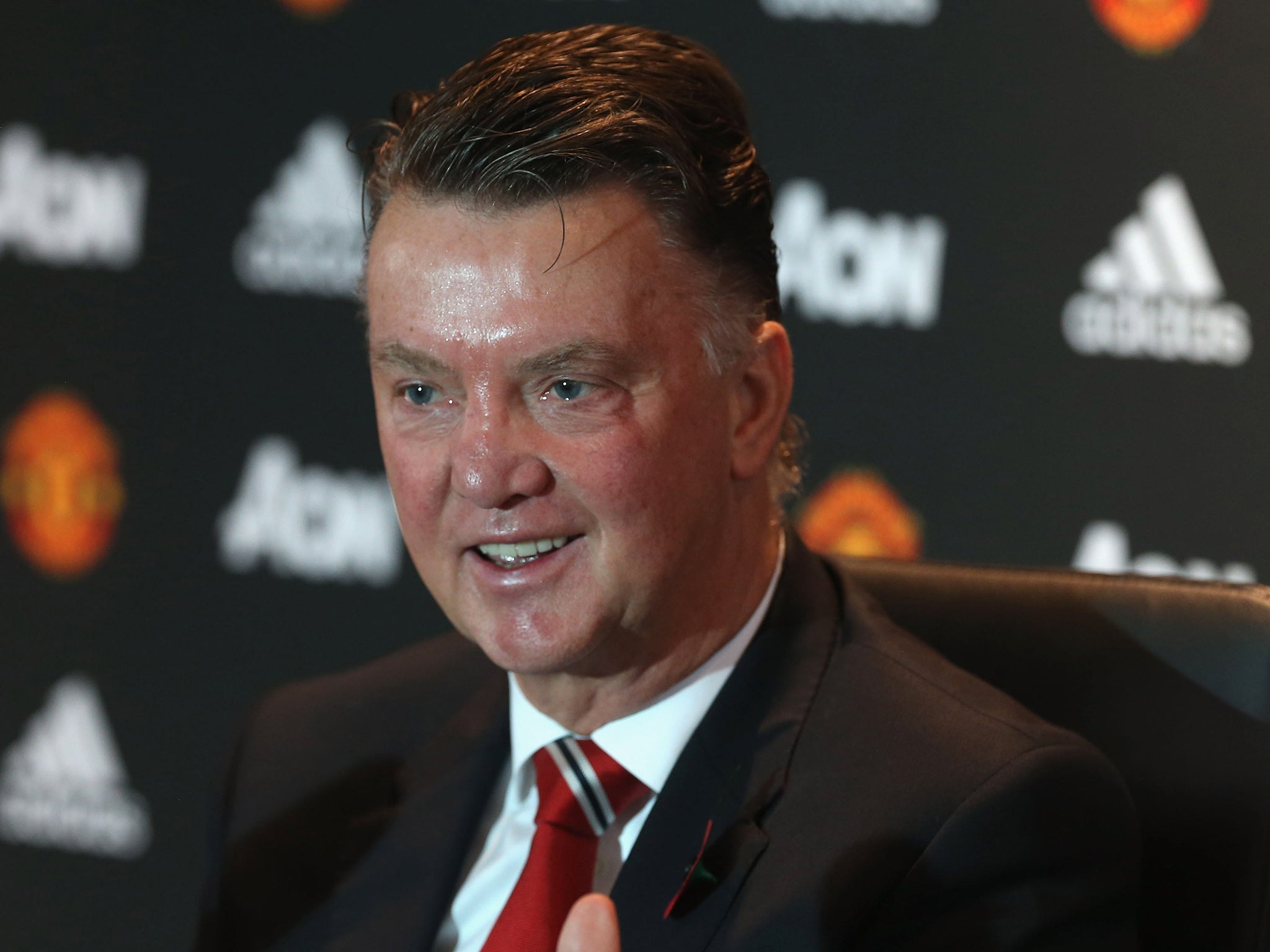 Manchester United manager Louis van Gaal