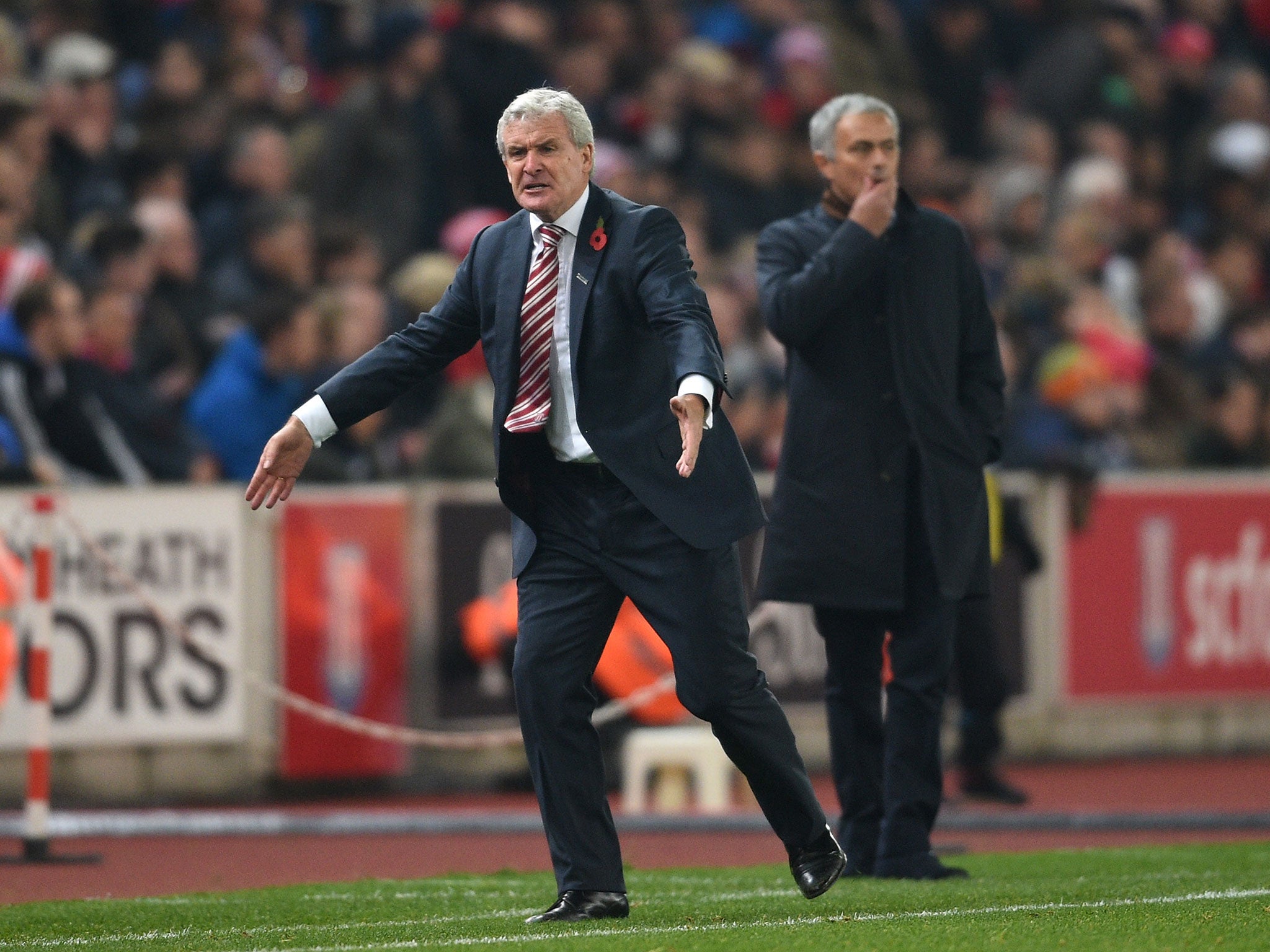 Stoke manager Mark Hughes