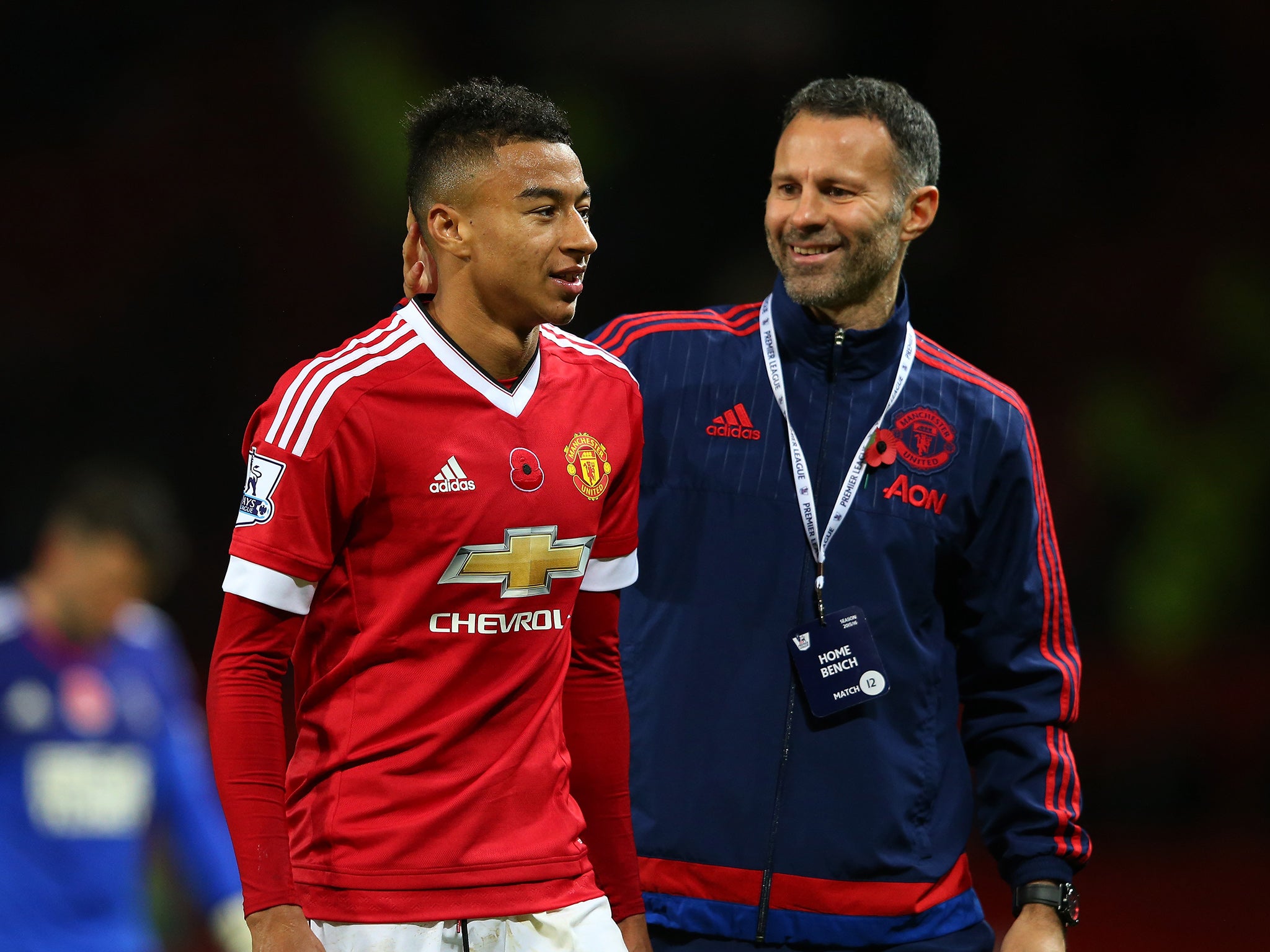 &#13;
Louis van Gaal has previously said it is too soon for Lingard to play international football&#13;