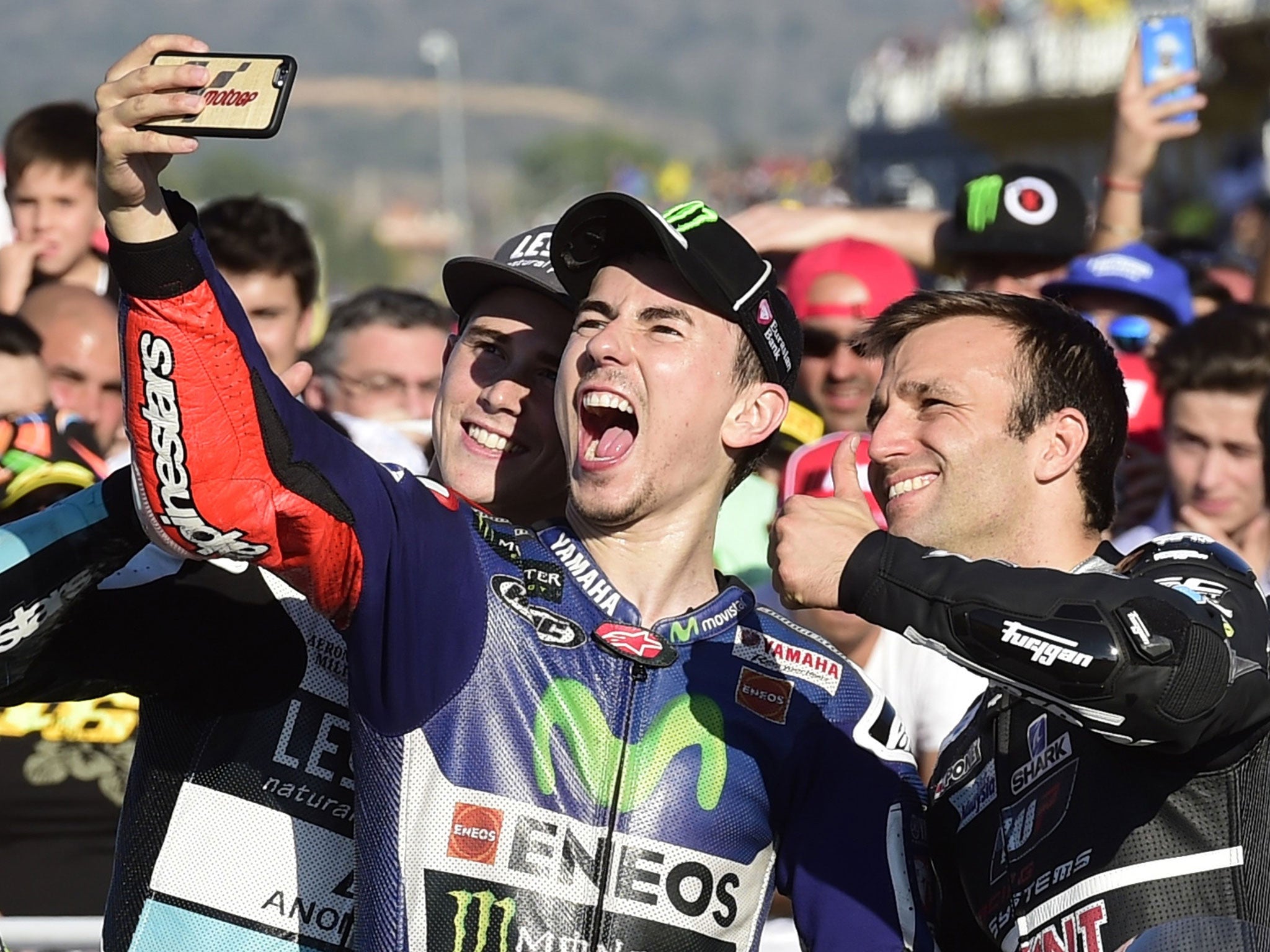 &#13;
Lorenzo won the 2015 MotoGP world championship (Getty)&#13;