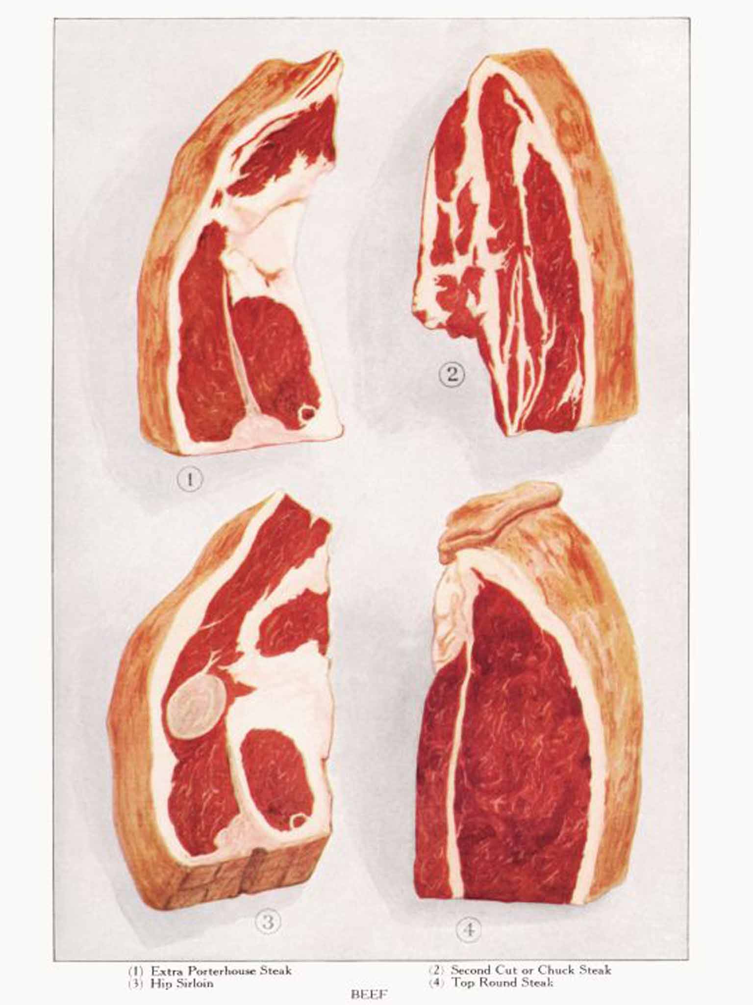 Varieties of sirloin