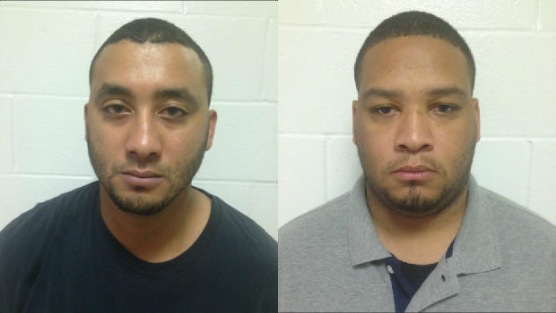 Norris J Greenhouse Jr, left, and Derrick W Stafford, right, appear in their mugshots. Louisiana State Police Department