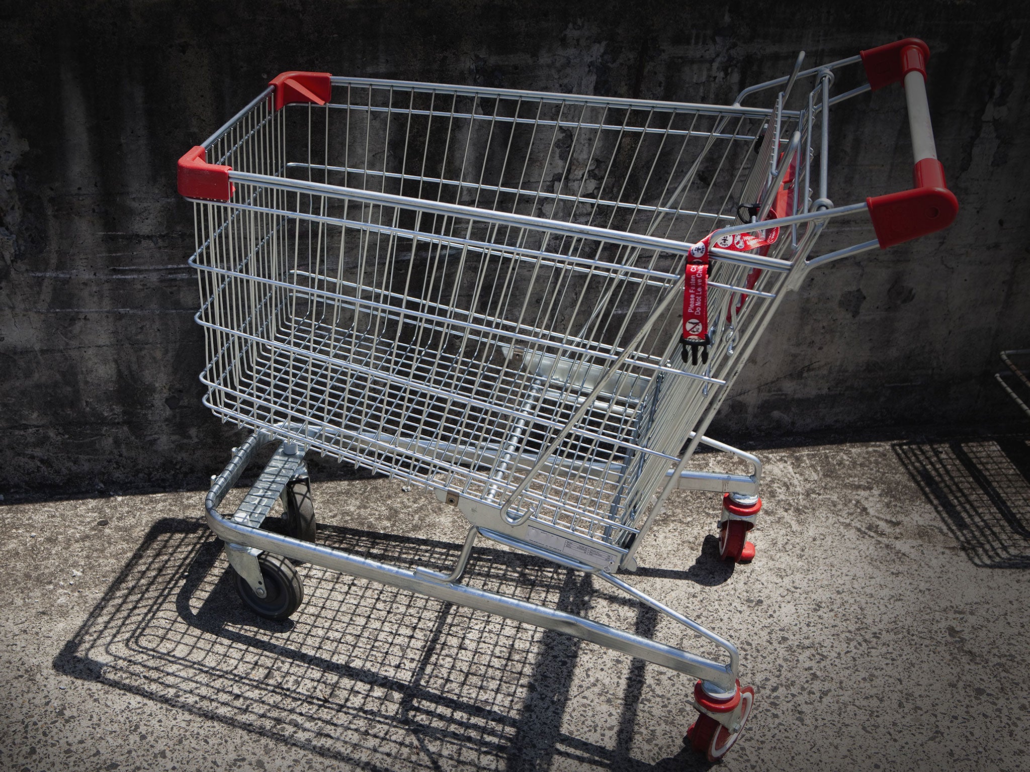 Police believe the shopping trolley may have reached 80mph as the men rode it