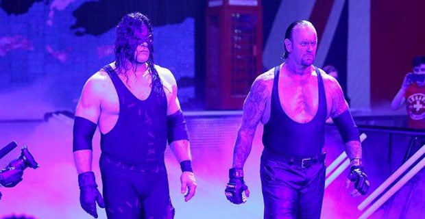 Kane and Undertaker walk out on Raw in Manchester