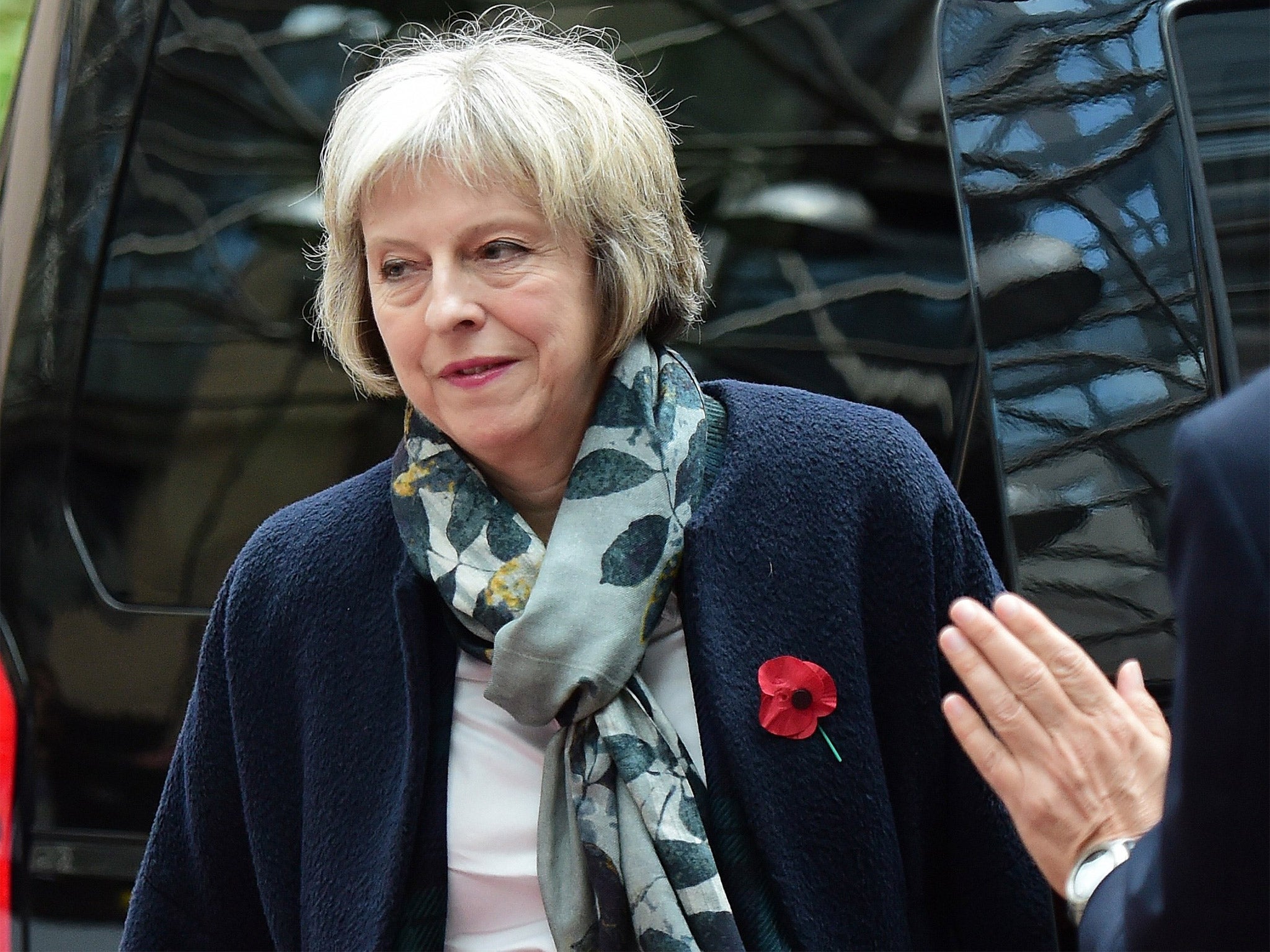 &#13;
Home Secretary Theresa May is set to have budget talks with police chiefs next month (Getty)&#13;