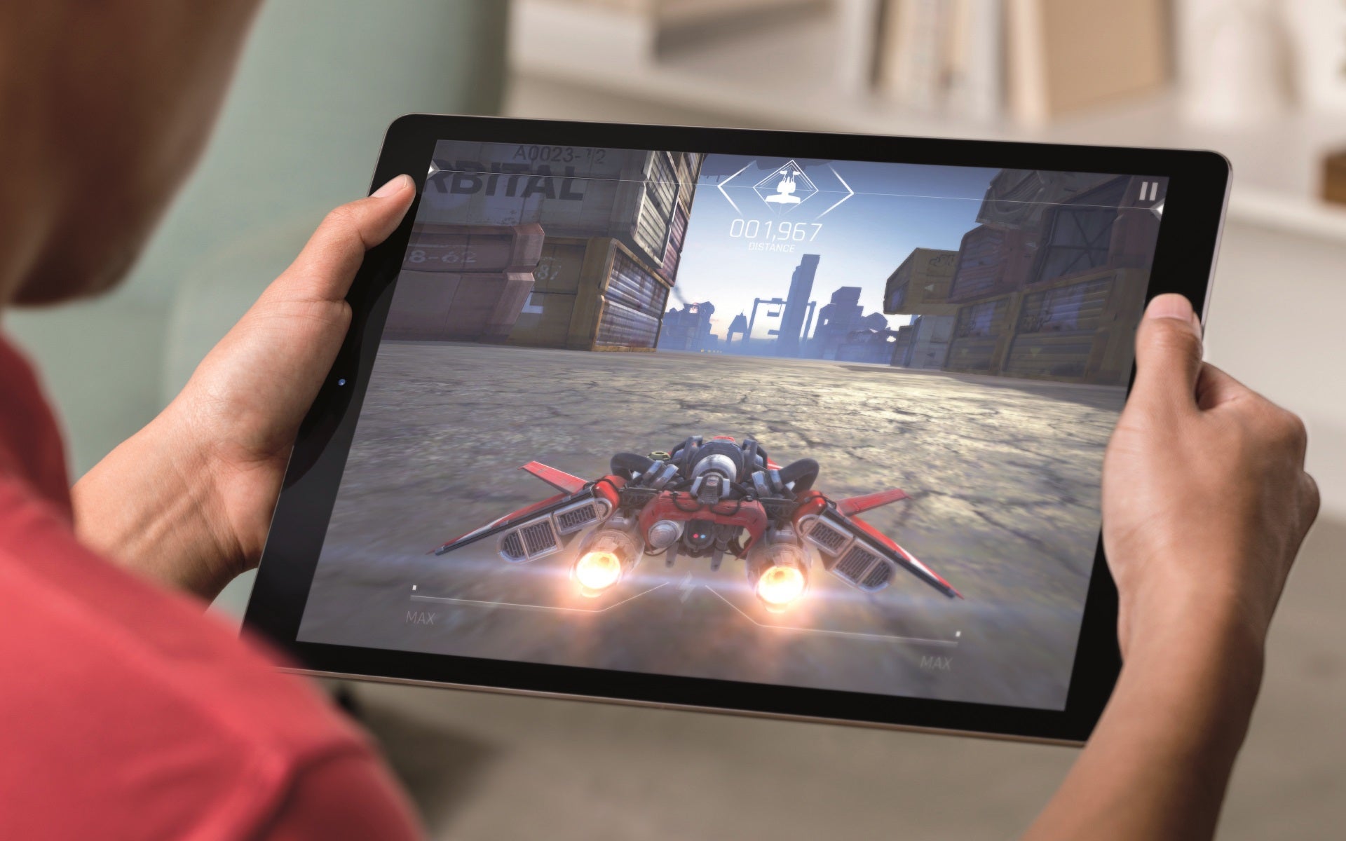 The iPad Pro's A9X processor keeps everything running smoothly