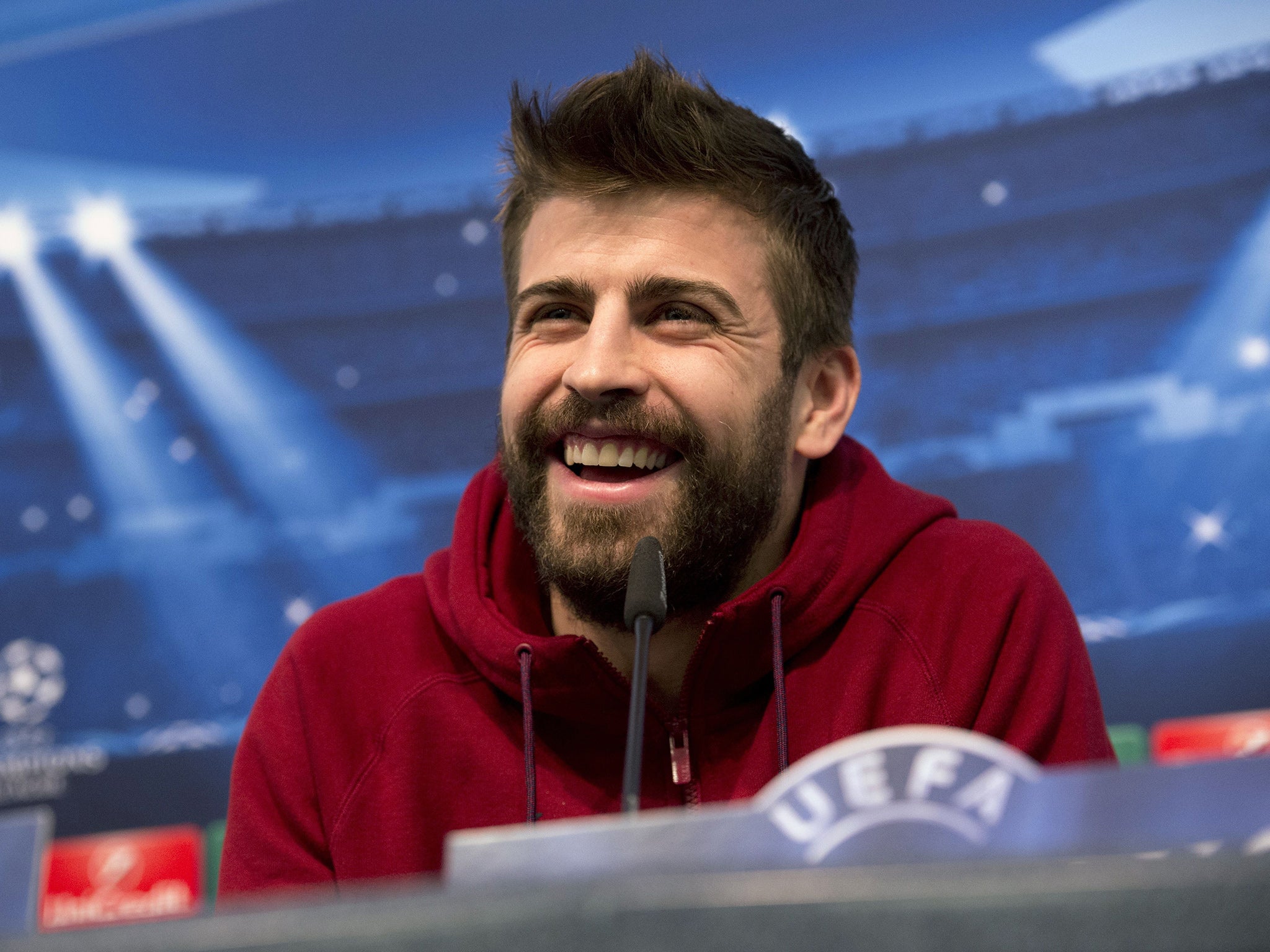 Barcelona defender Gerard Pique