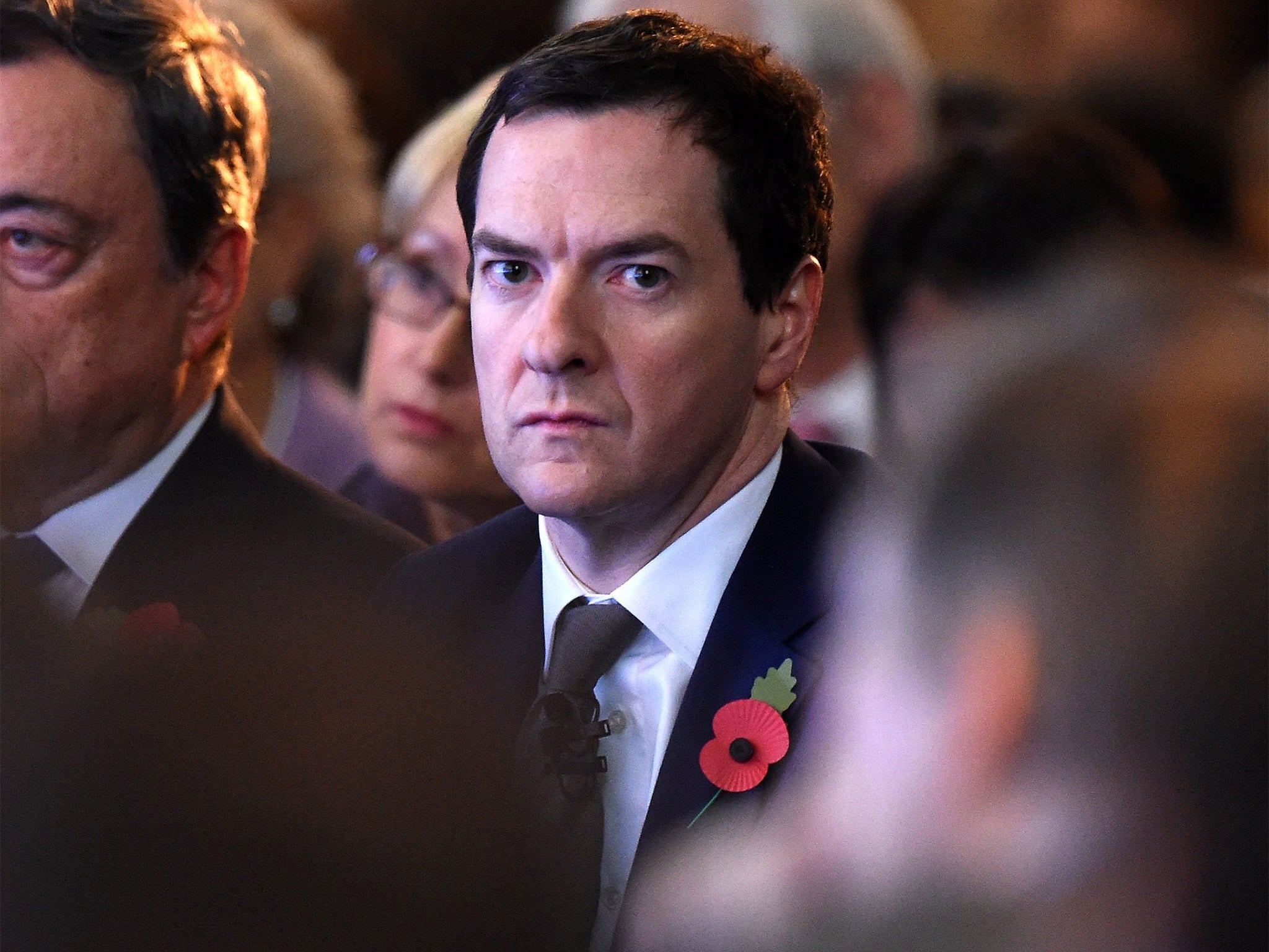 The Chancellor attends the Bank of England's Open Forum 2015 conference on financial regulation, in the Guildhall in London, on Wednesday