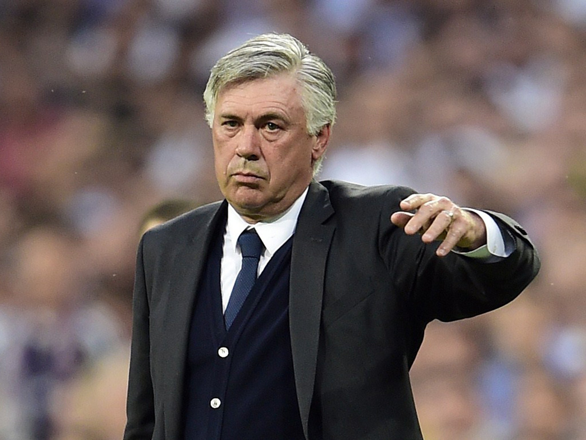 Former Real Madrid coach Carlo Ancelotti