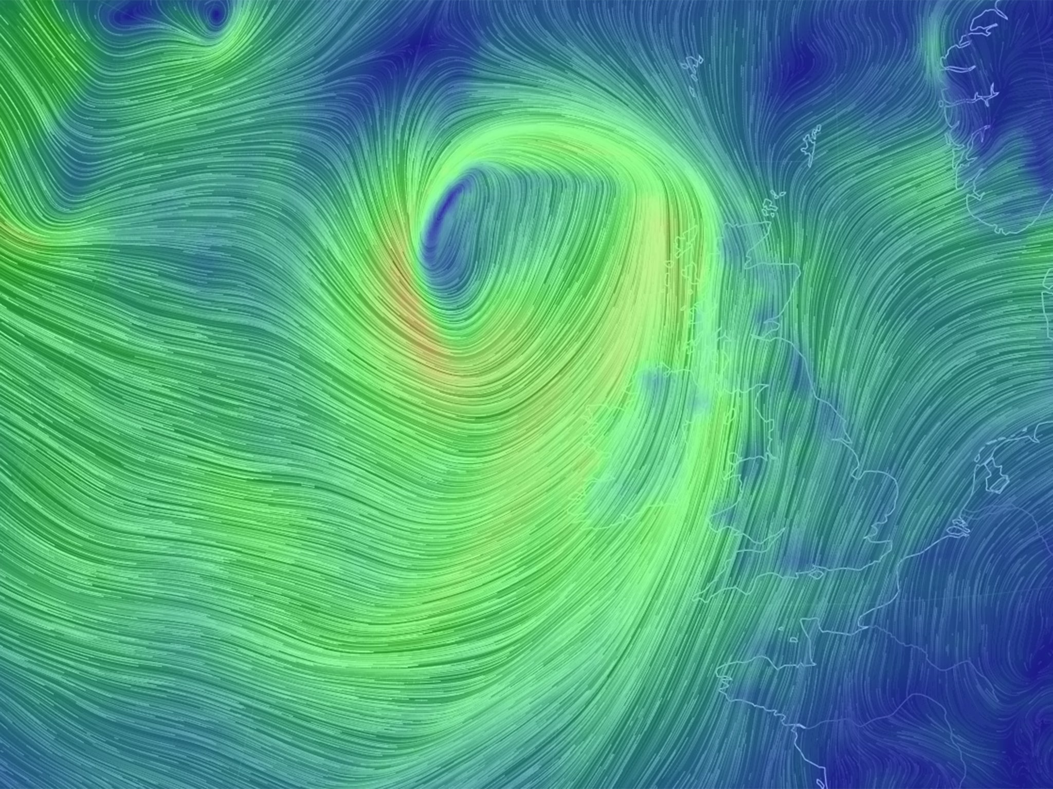 It's the first time a storm has been named officially by the Met Office