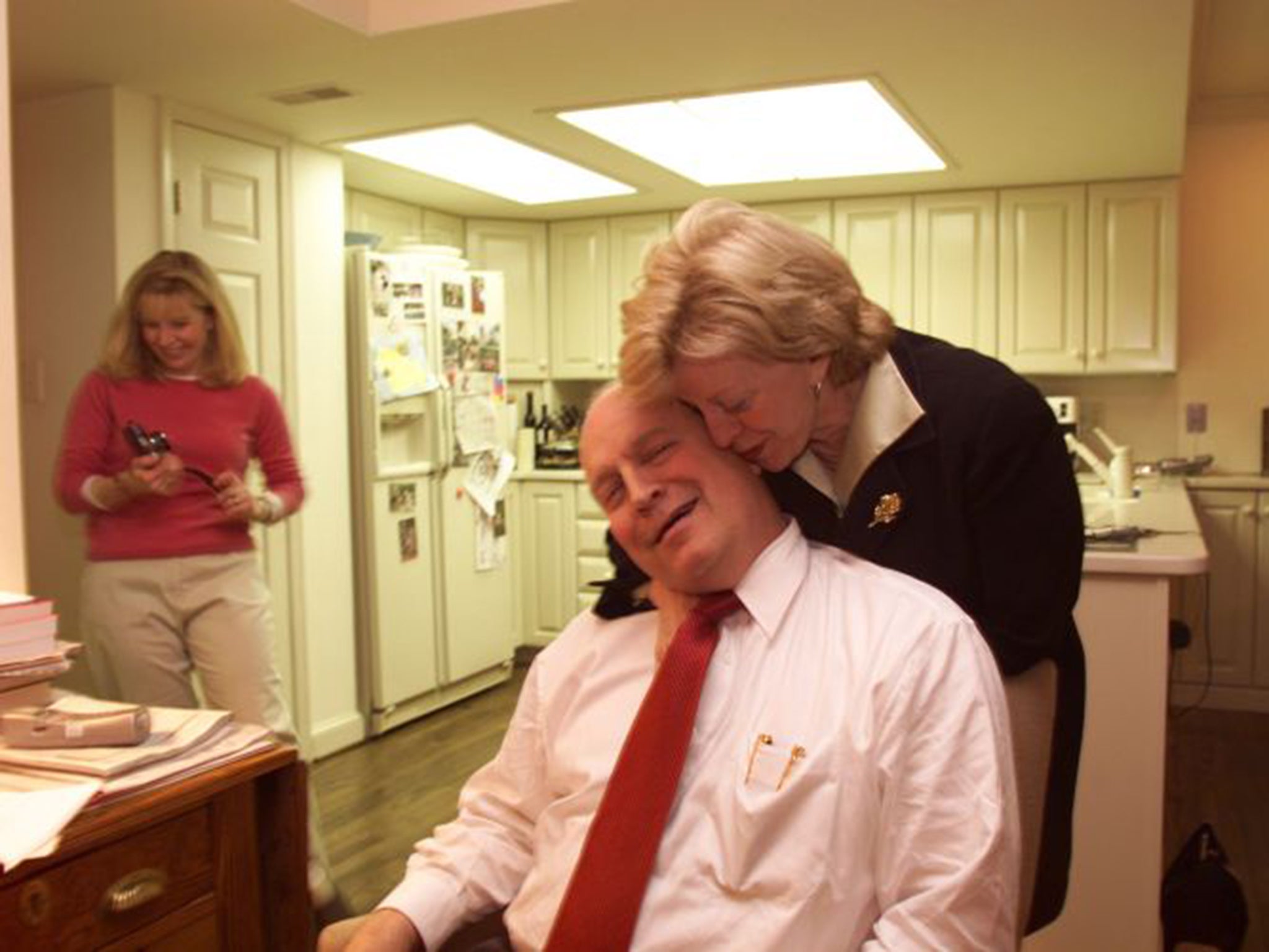 Lynne Cheney shows a softer side in family life with daughter Liz, left