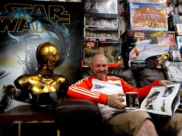 Star Wars super fan spends £150,000 turning home into sci-fi shrine