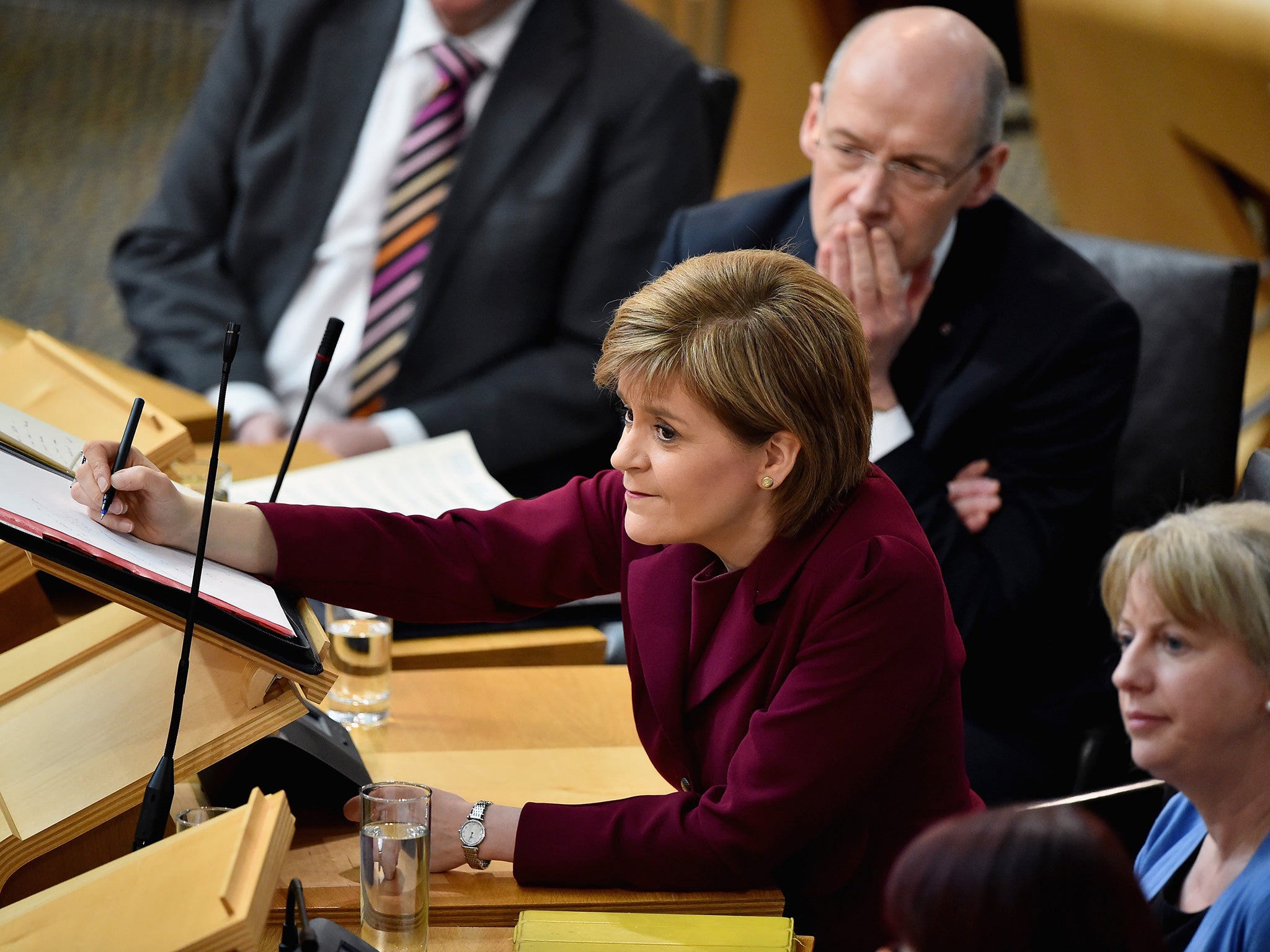 SNP leader Nicola Sturgeon has said that Scotland will take its 'fair share' of Syrian refugees