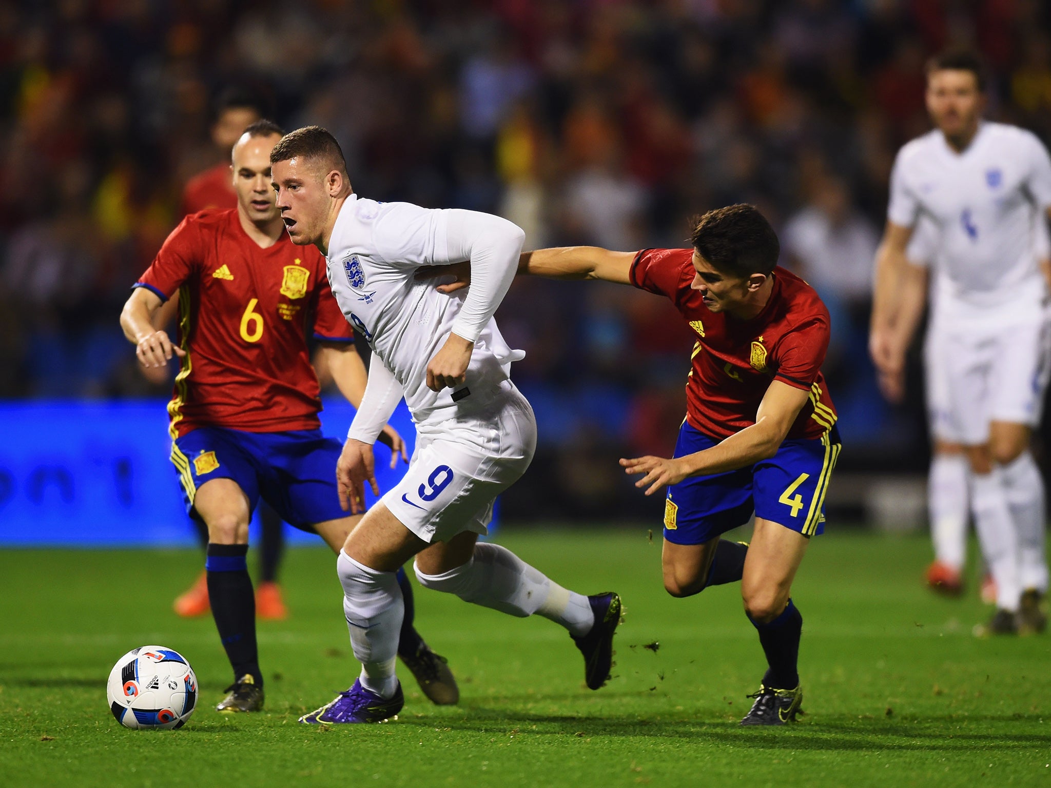 England midfielder Ross Barkley