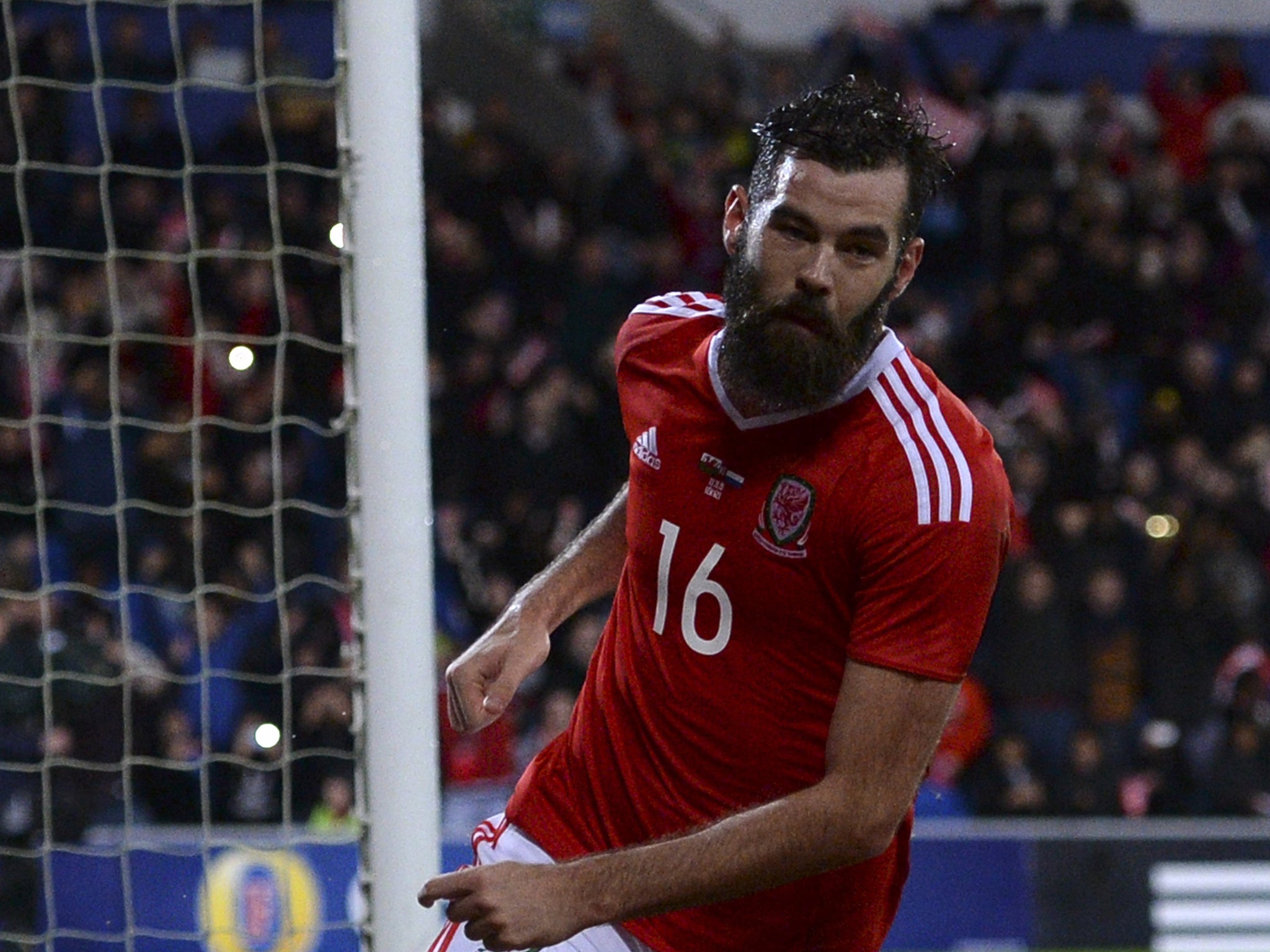 Wales midfielder Joe Ledley