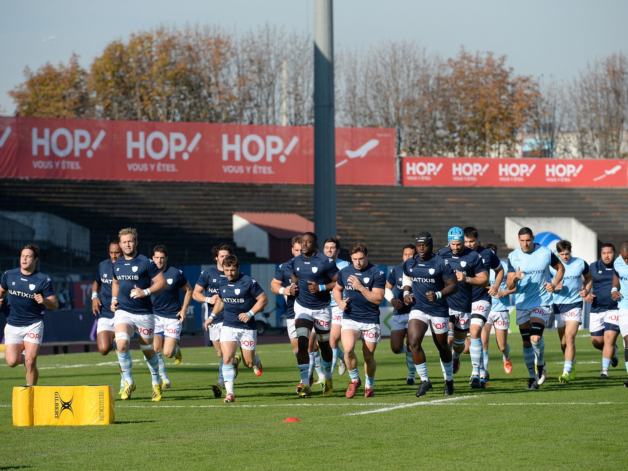 Racing Metro's match against Glasgow Warriors has been postponed