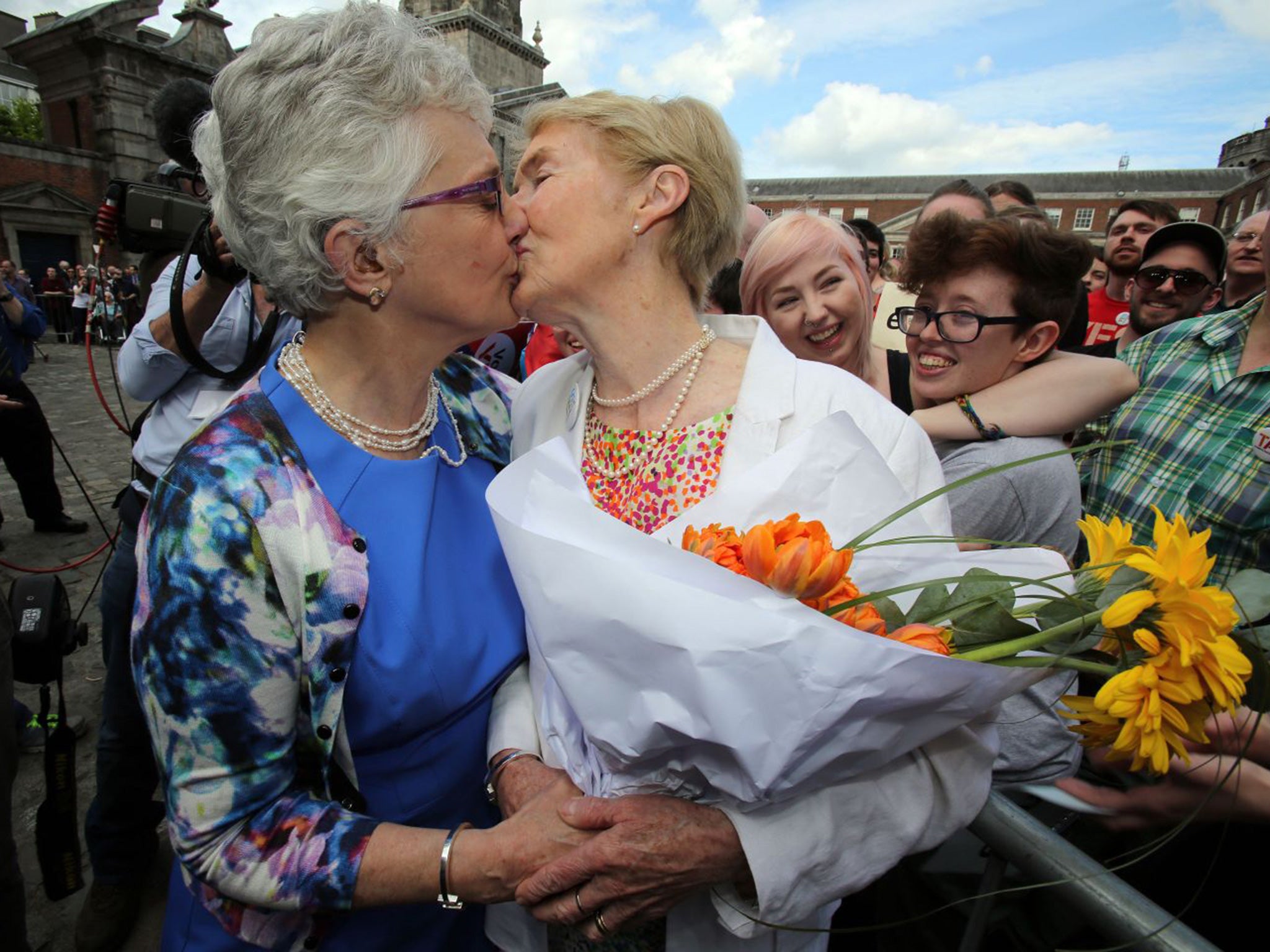 Katherine Zappone and Anne Gilligan