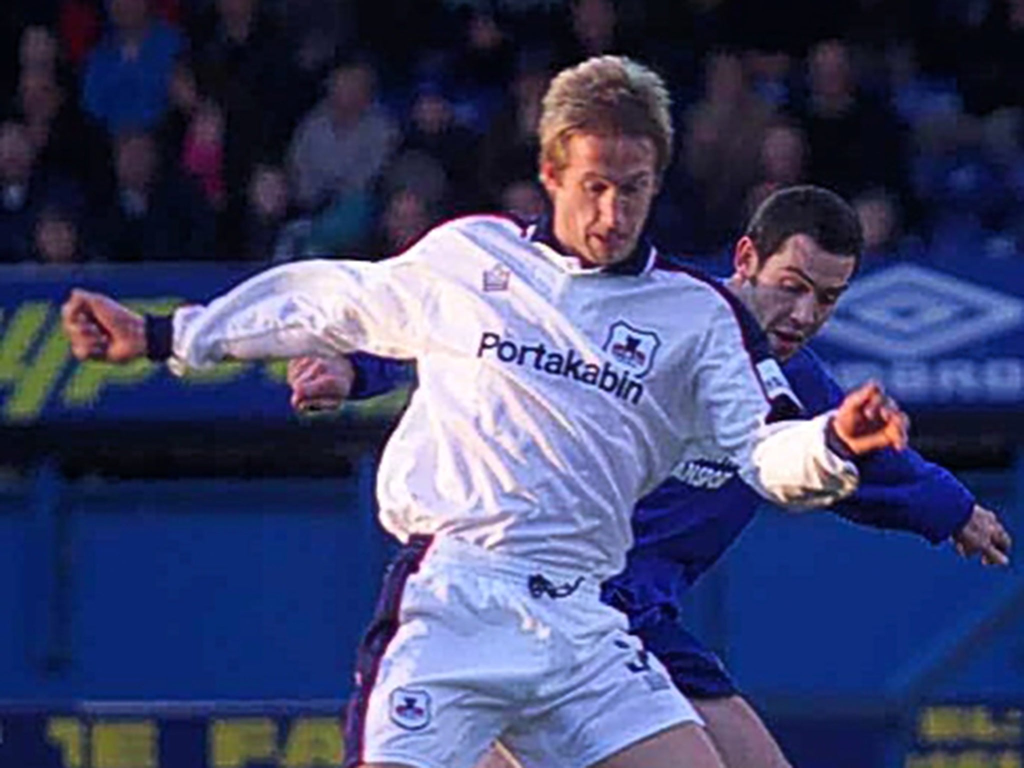 Graham Potter playing for York City in 2000