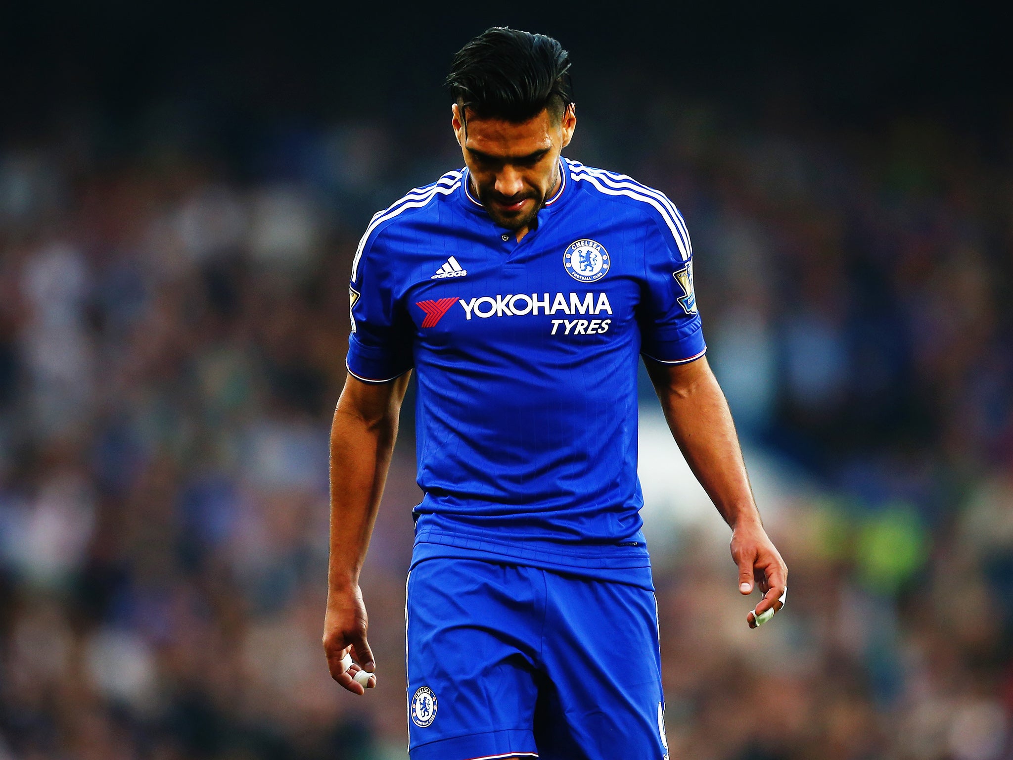 Chelsea's on loan striker Radamel Falcao