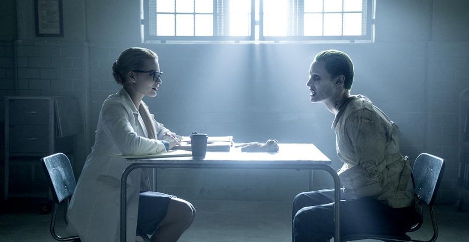 Jared Leto and Margot Robbie in Suicide Squad