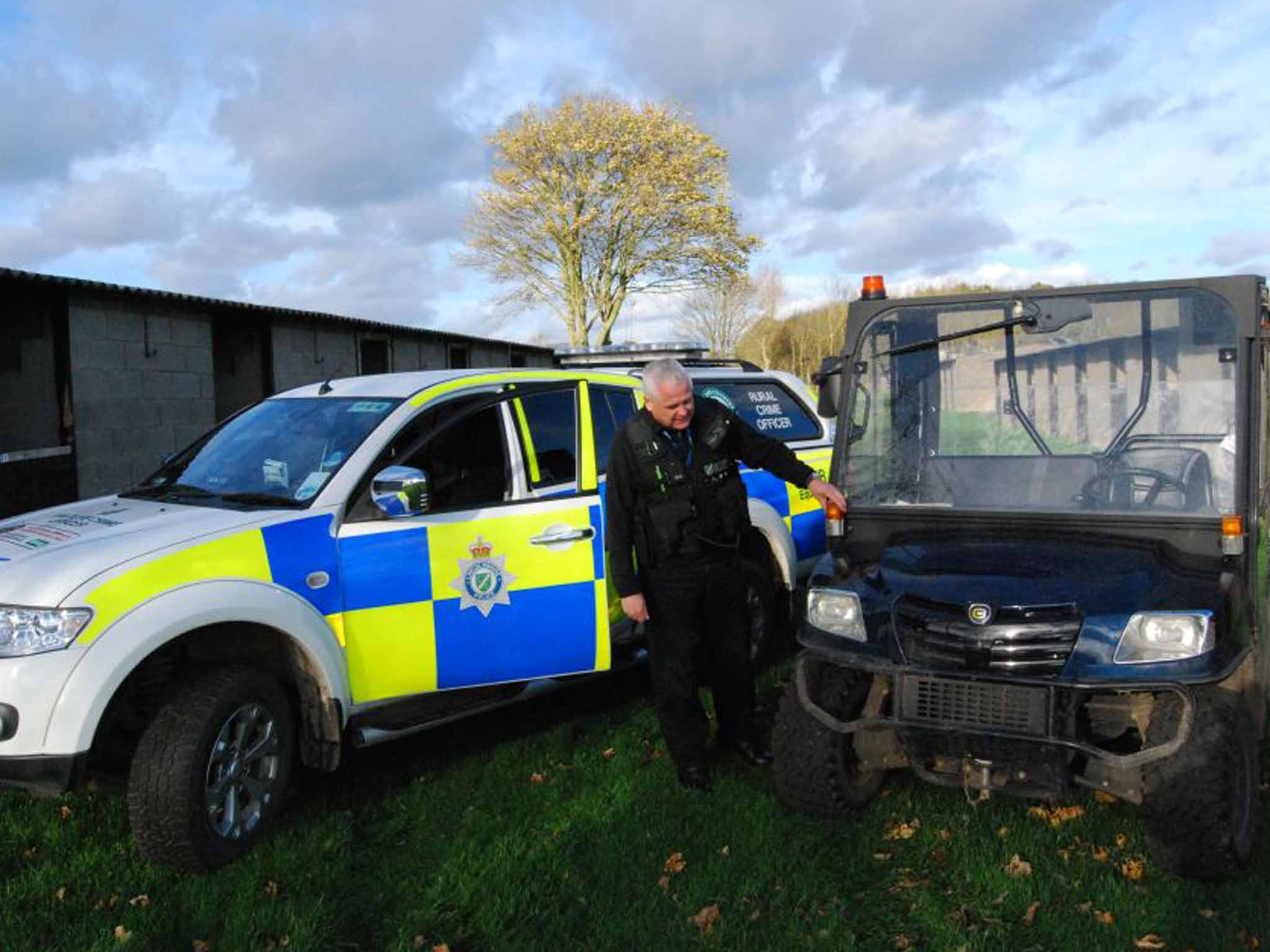 PC Nick Willey, of the National Wildlife Crime Unit