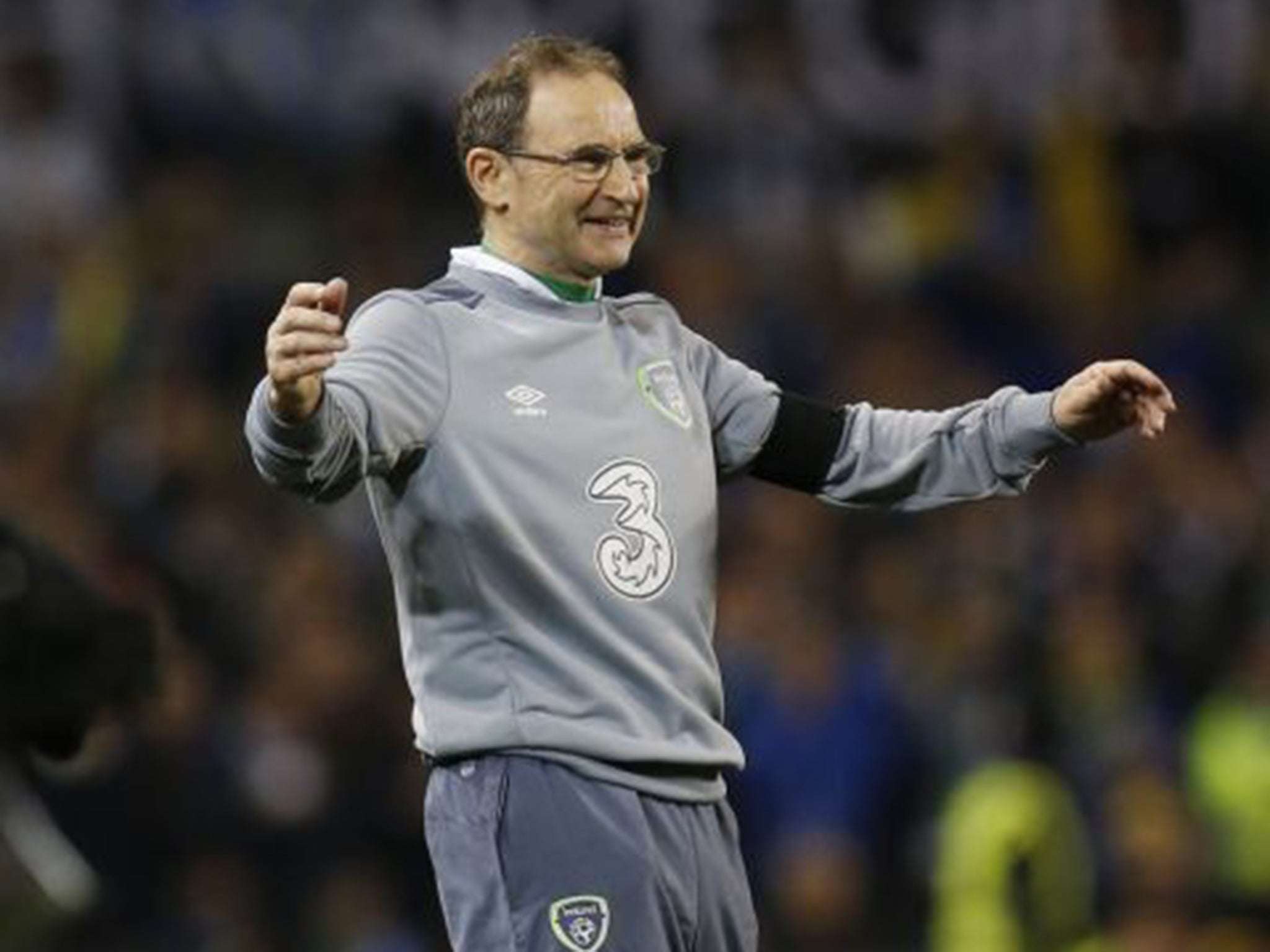 The delight of manager Martin O’Neill