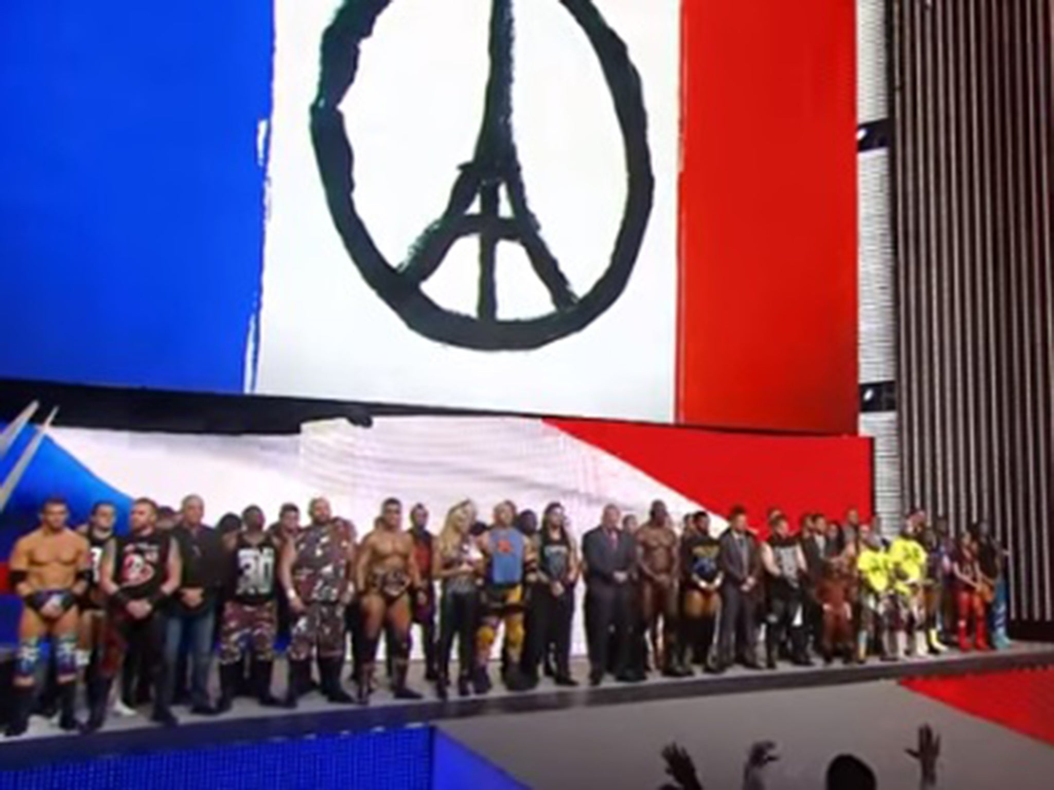 WWE superstars pay tribute to Paris