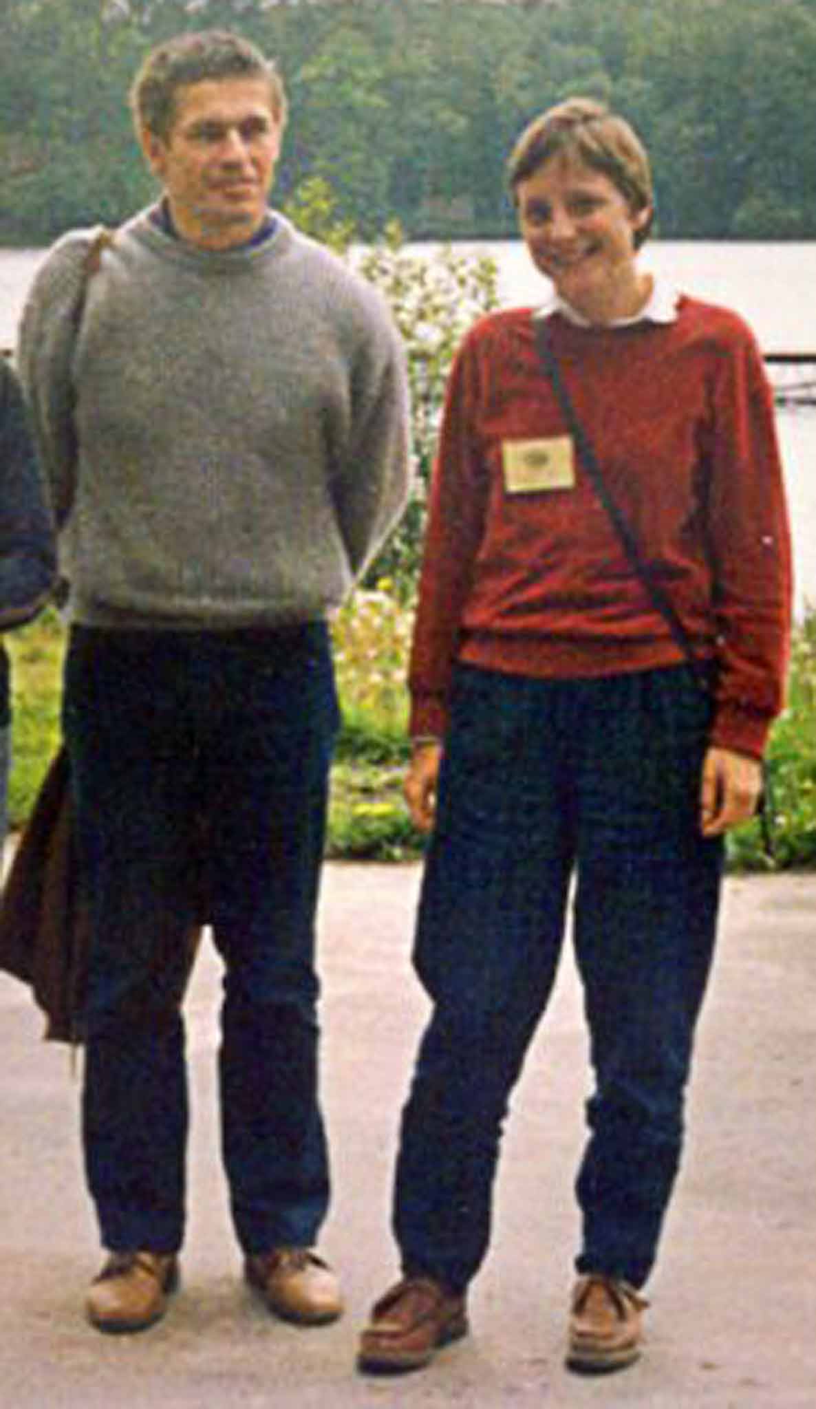 &#13;
With her second husband Joachim Sauer in 1989 &#13;