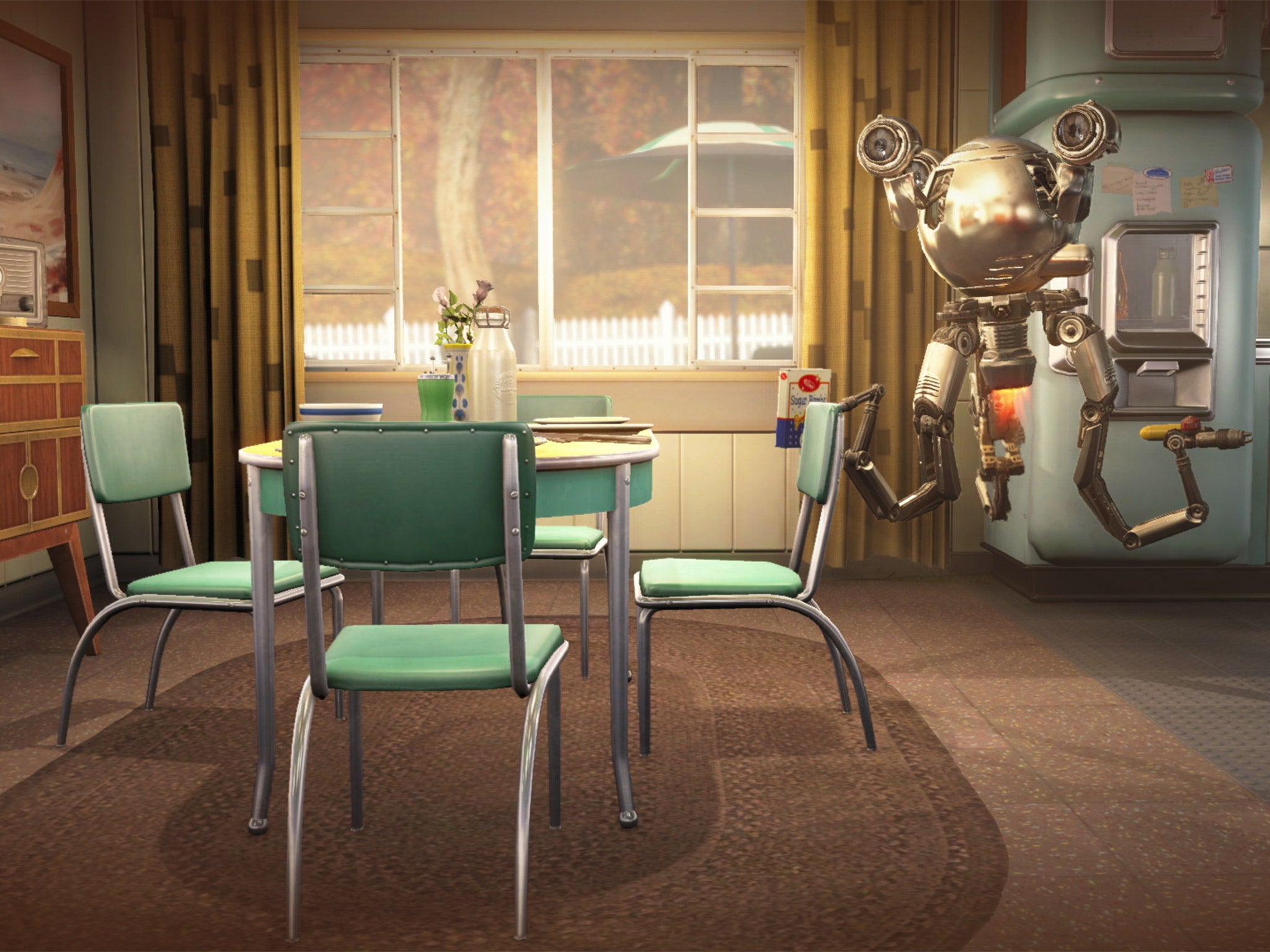 Electronic art: Fallout 4 references 1950s sci-fi and early Cold War-era pop culture