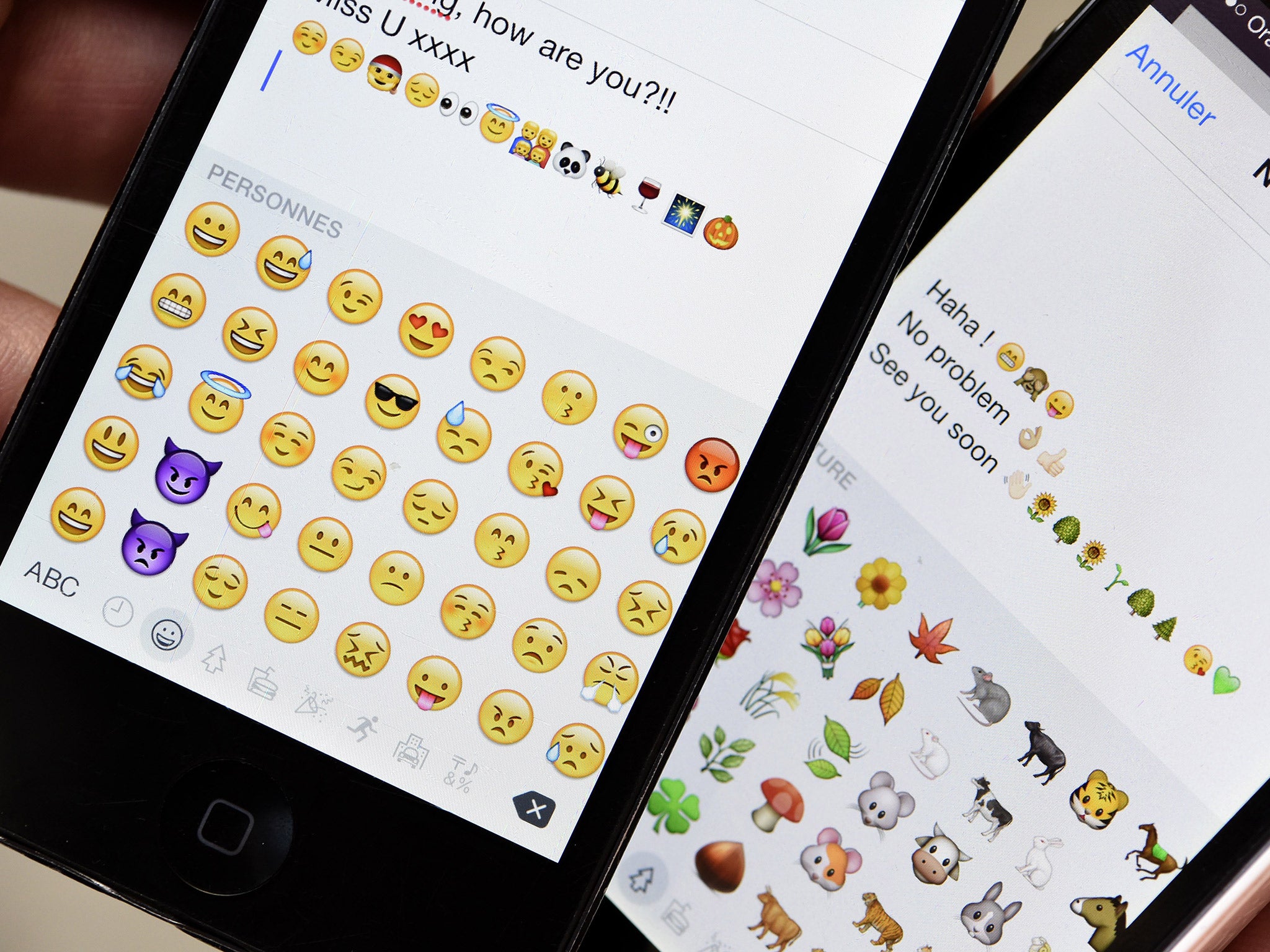 Emojis help to add nuance to quickfire messaging