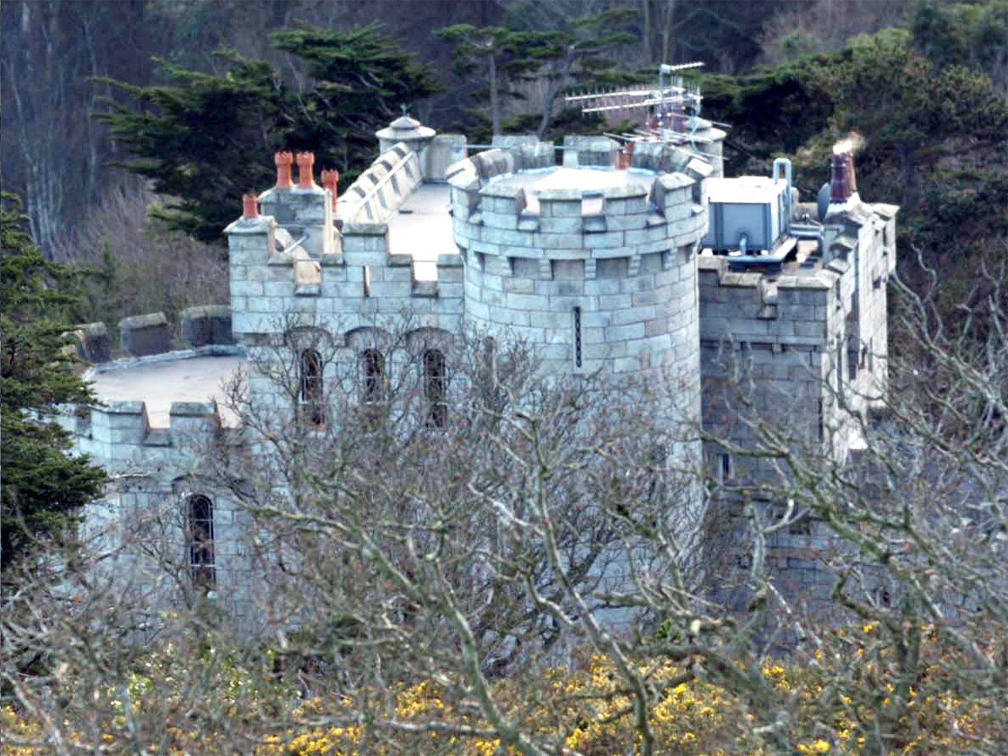 The Irish musician's castle home near Dublin