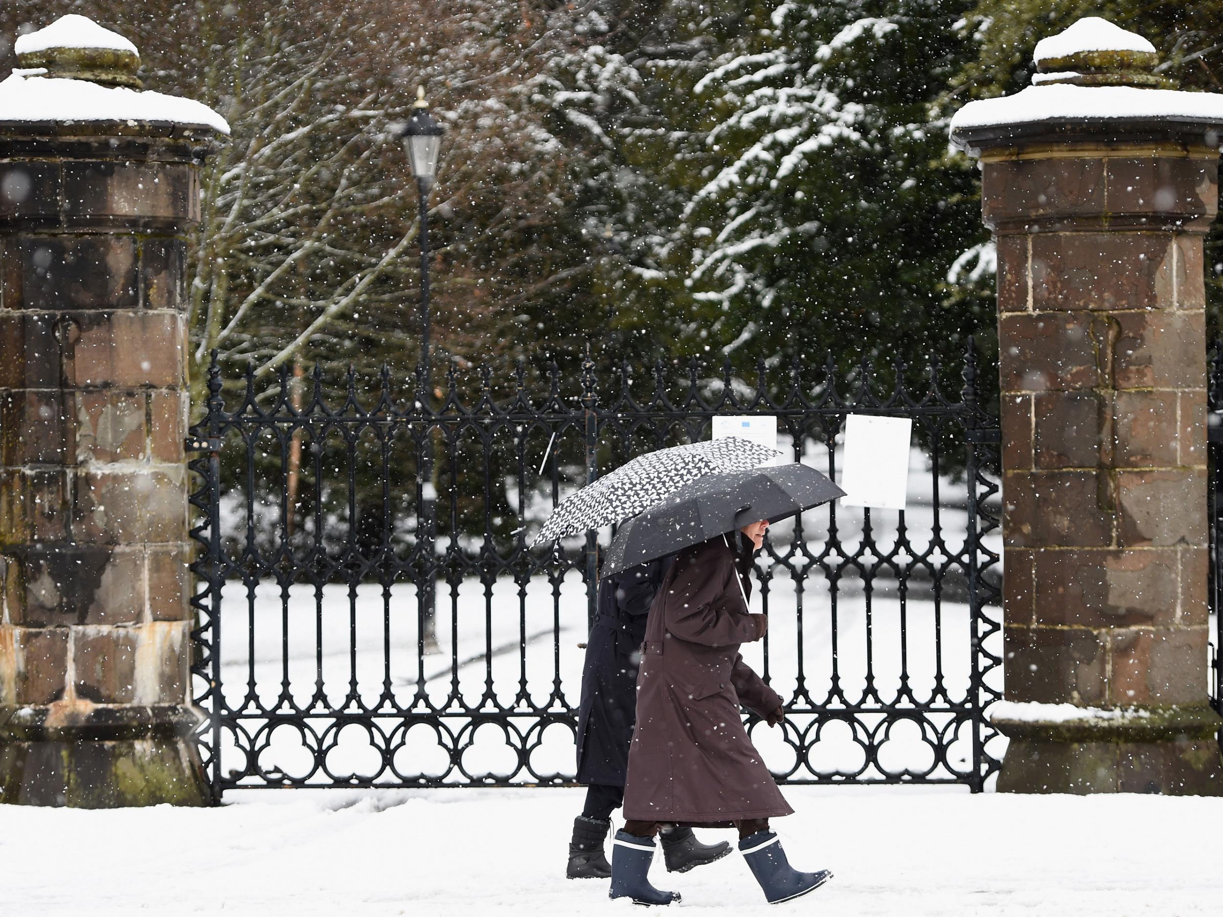 Ice, widespread frost and overnight sub-zero temperatures are also expected