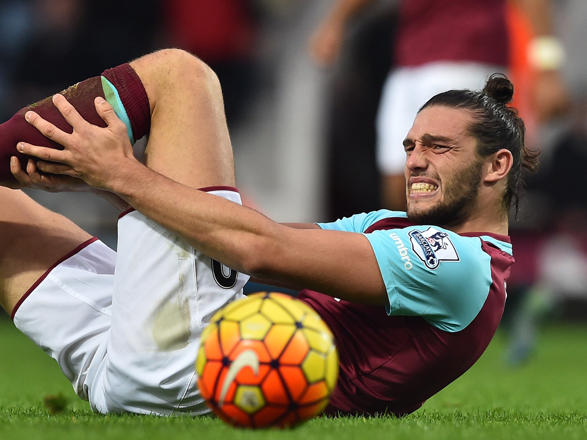 West Ham United striker Andy Carroll