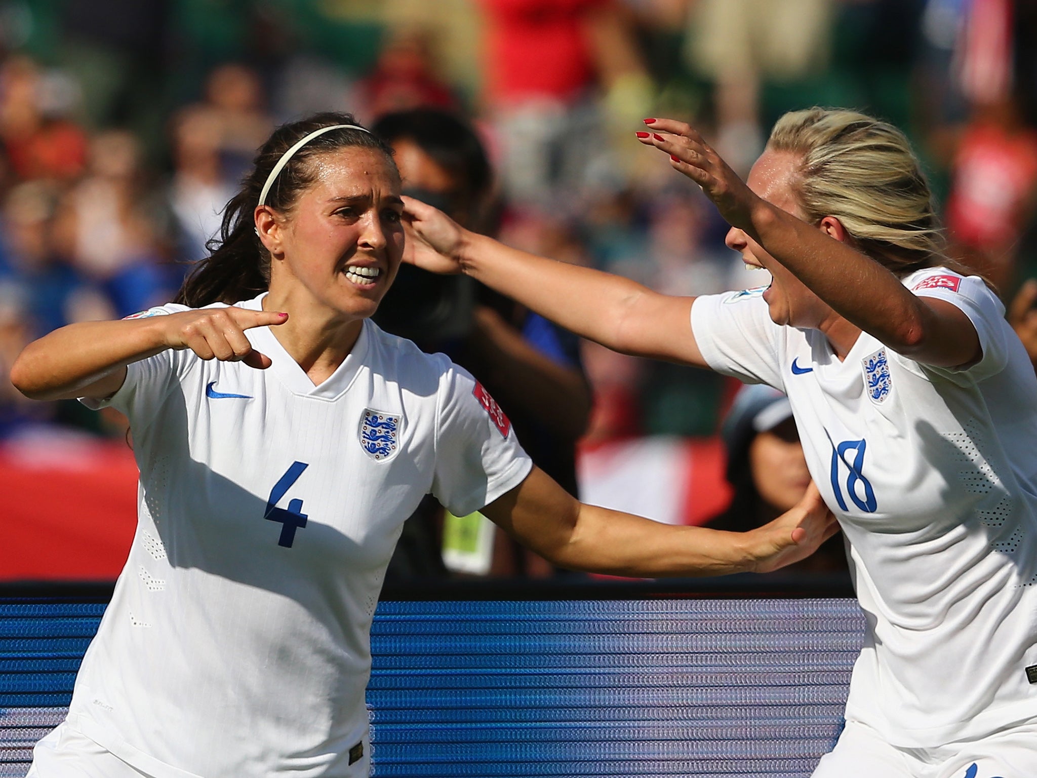 Fara Williams and Toni Duggan