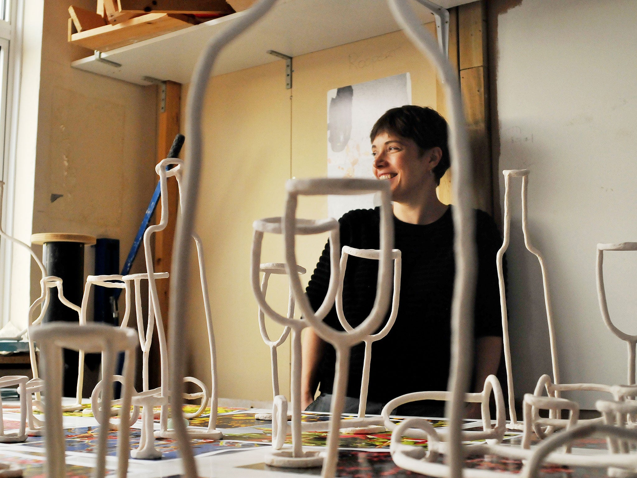 Clay day: Emma Hart in her studio in Peckham, south-east London