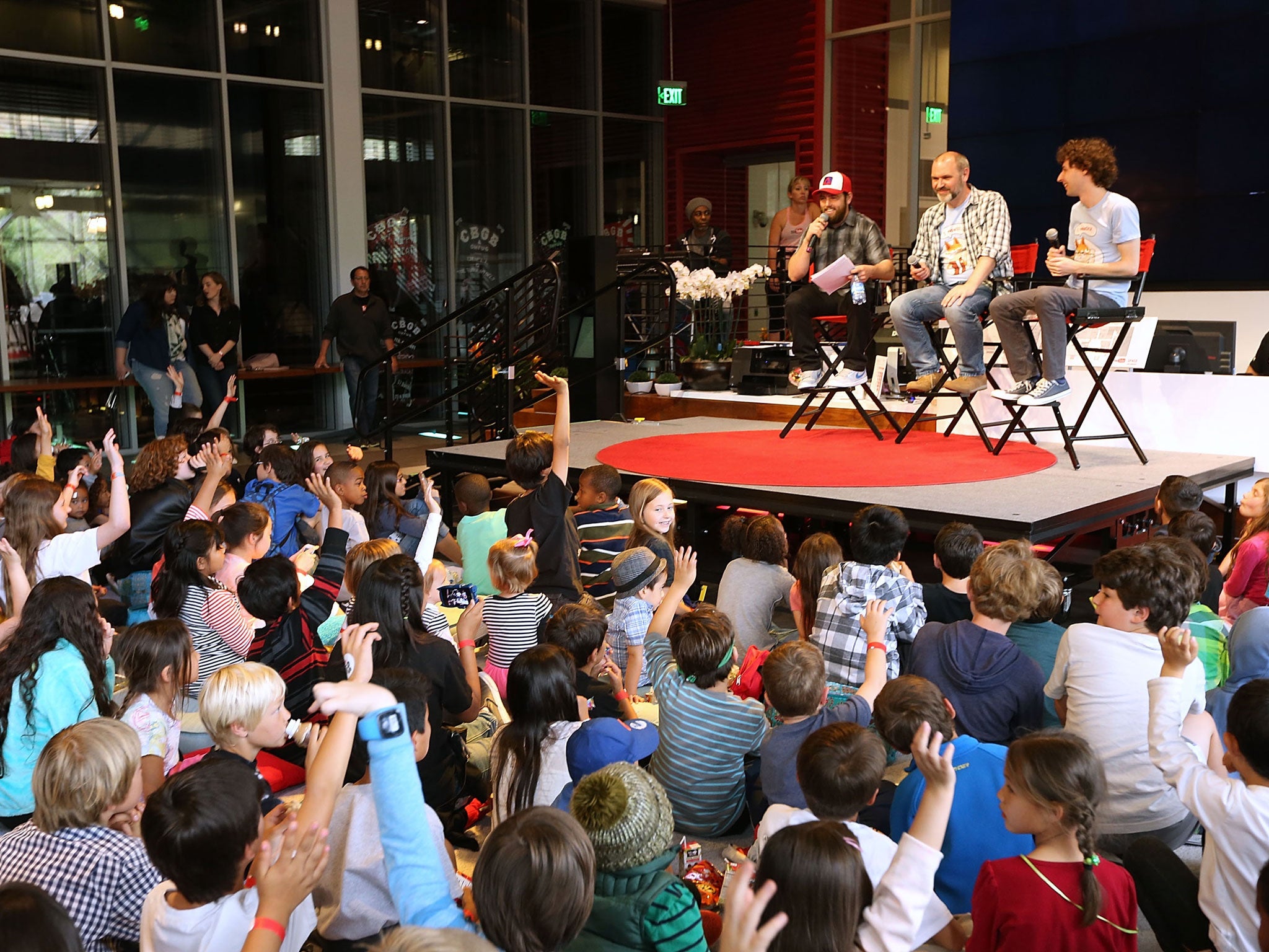 Fans at the launch of Garrett’s Wonder Quest channel, April this year