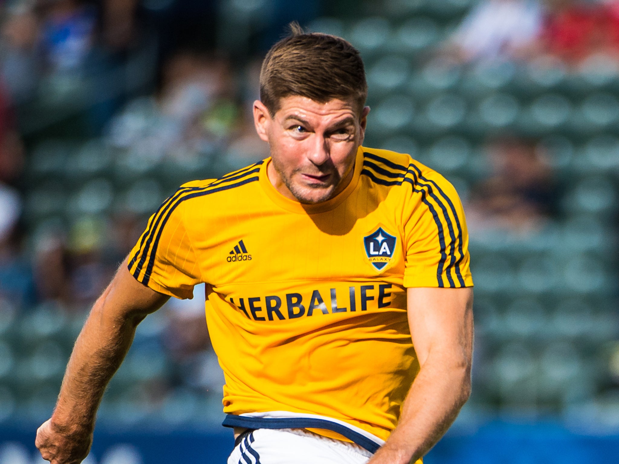 LA Galaxy midfielder Steven Gerrard