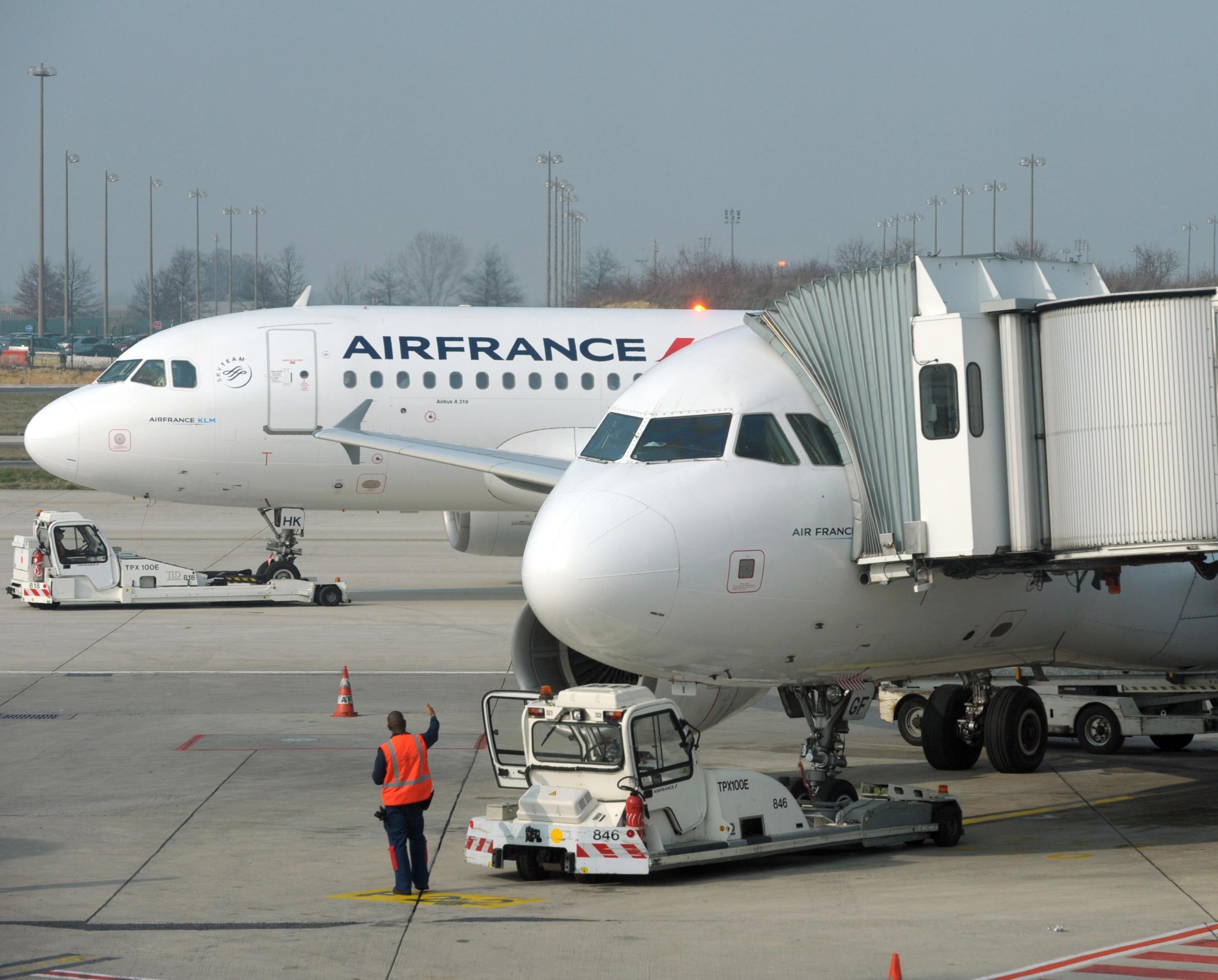 Air France - not an image of the actual flight