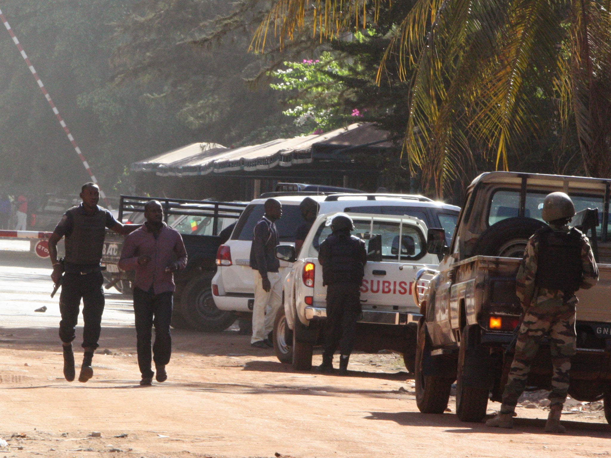 The Radisson Blu hotel is believed to have been 90% when the two gunmen stormed the building