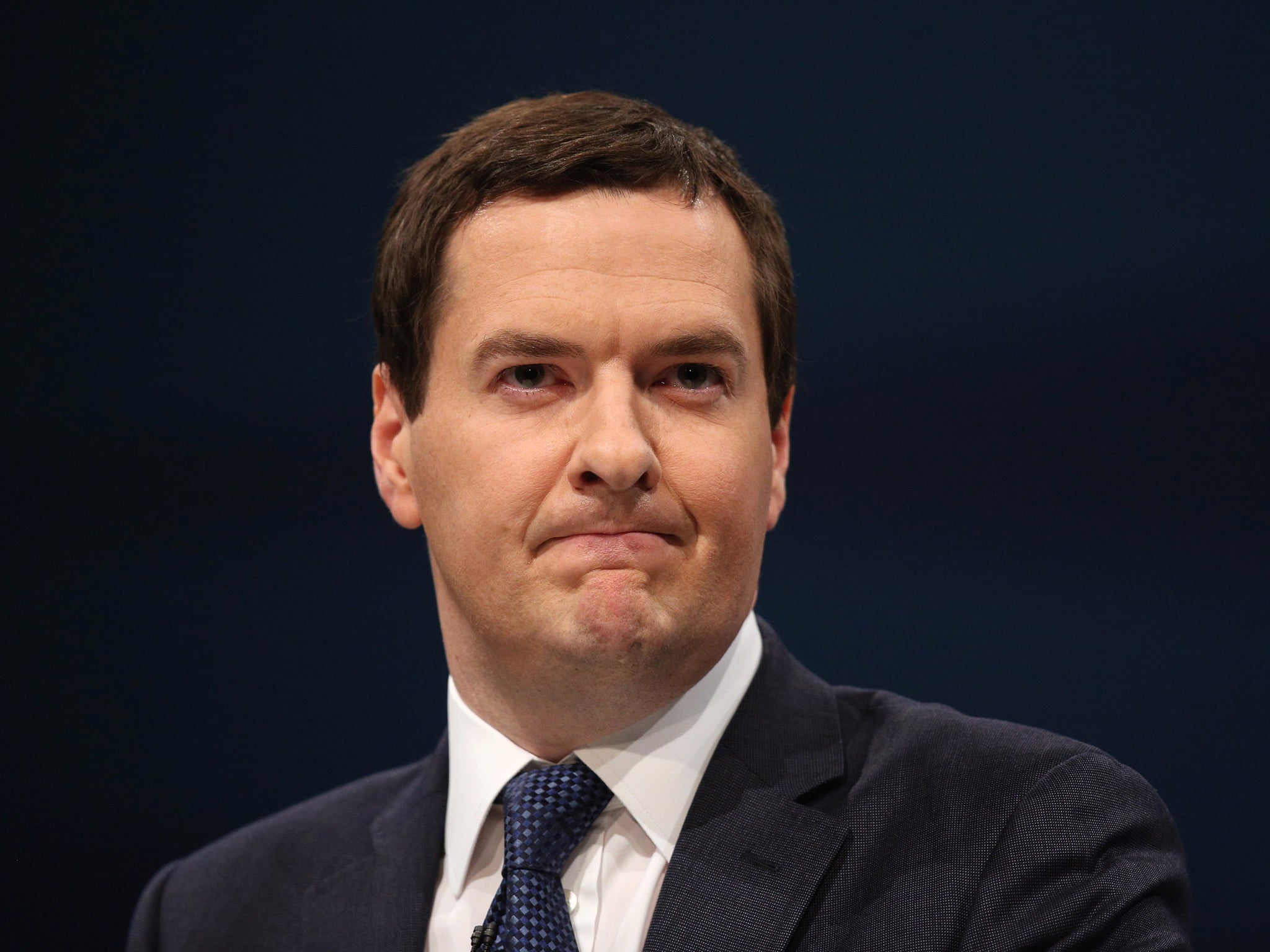 The Chancellor George Osborne