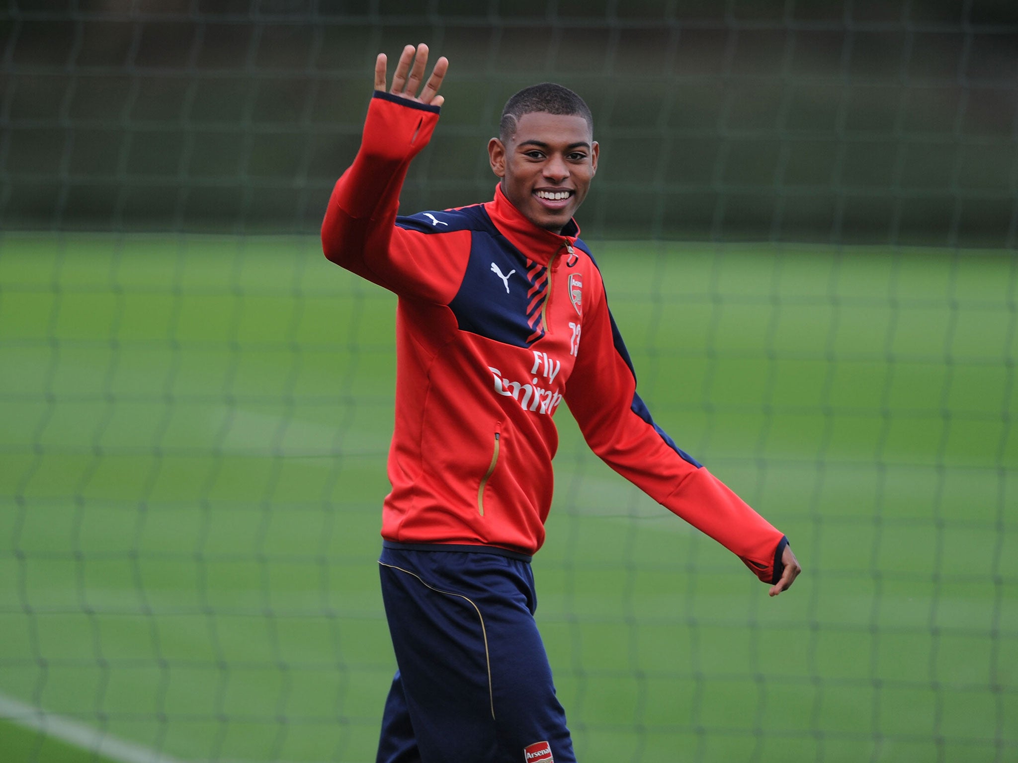 Arsenal midfielder Jeff Reine-Adelaide