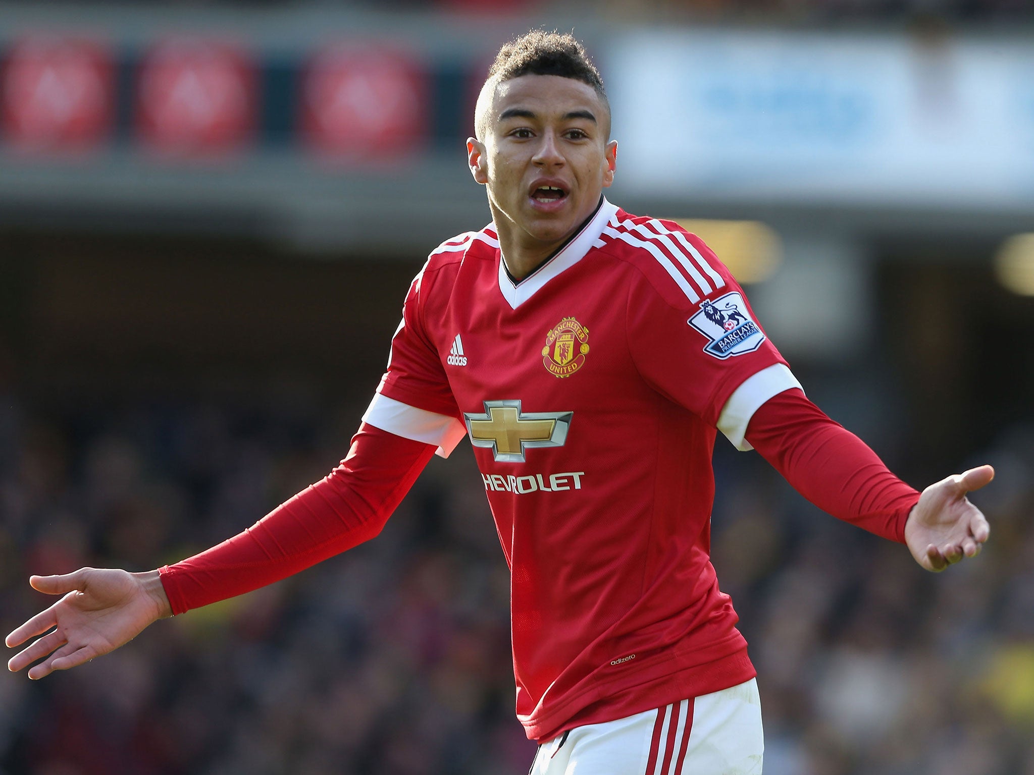 Manchester United winger Jesse Lingard