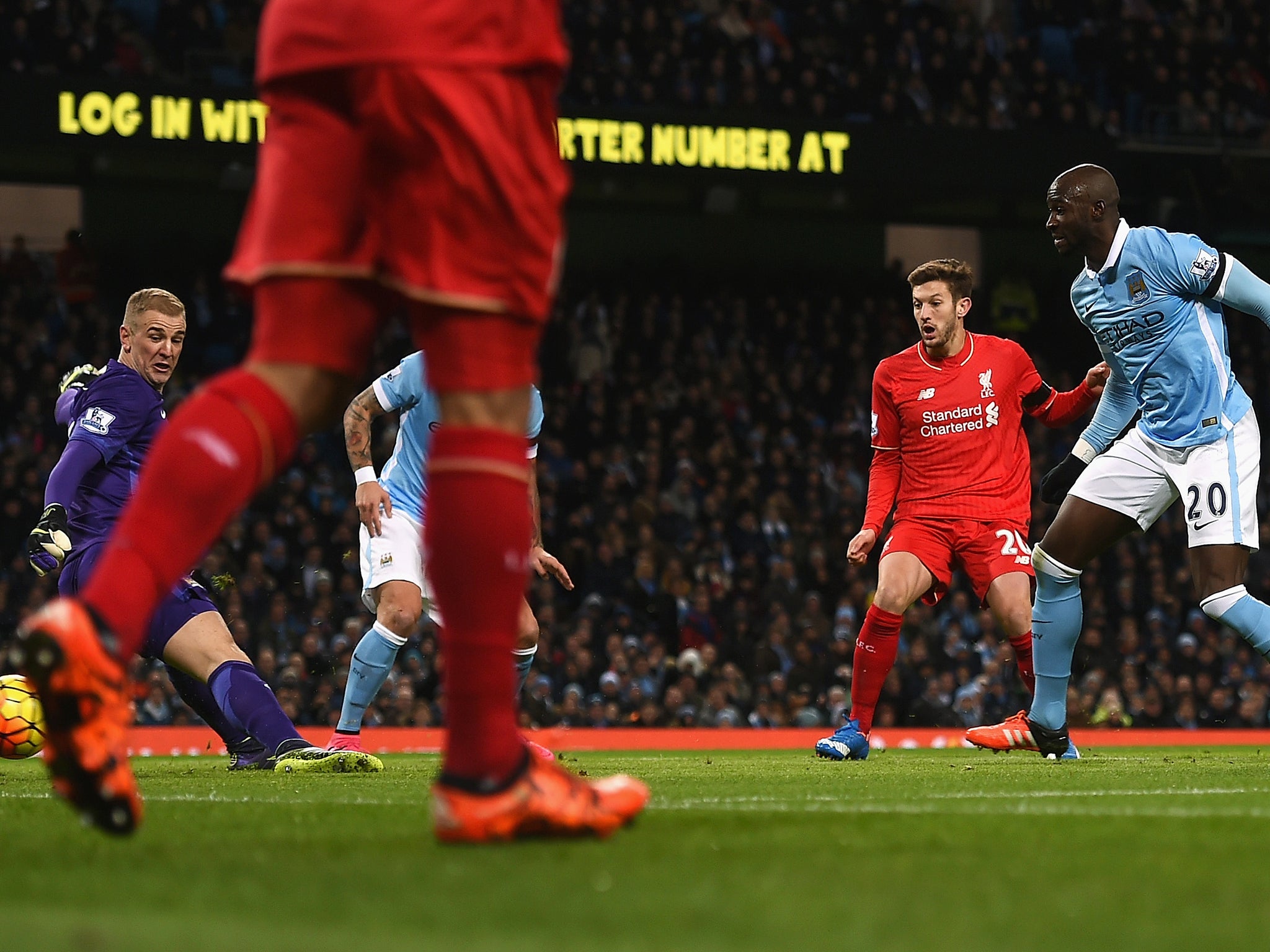 Eliaquim Mangala scored an early own goal